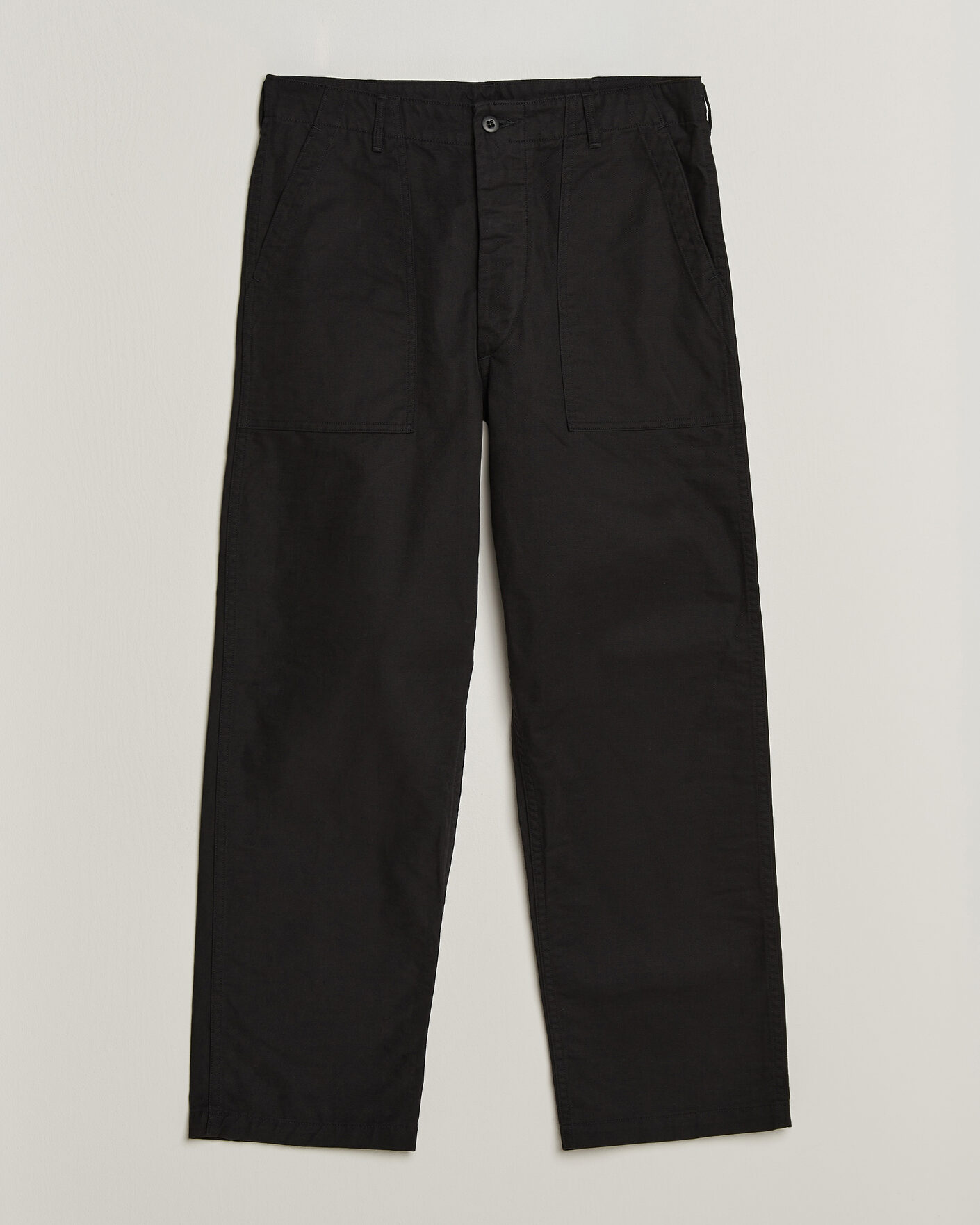 Herre | Bukser | orSlow | Regular Fit Original Sateen Fatigue Pants Black