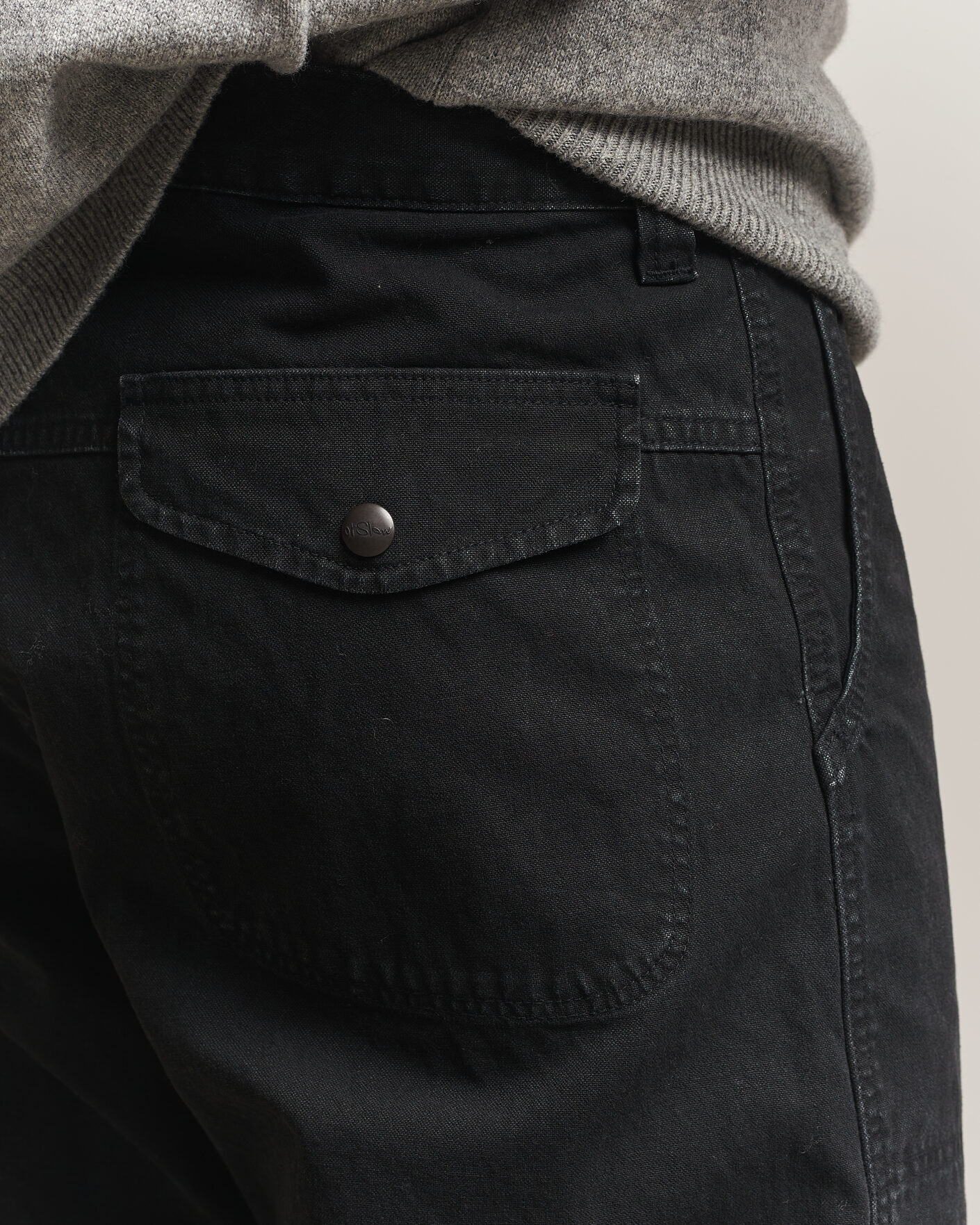 Herre | Bukser | orSlow | Double Knee Work Trousers Black