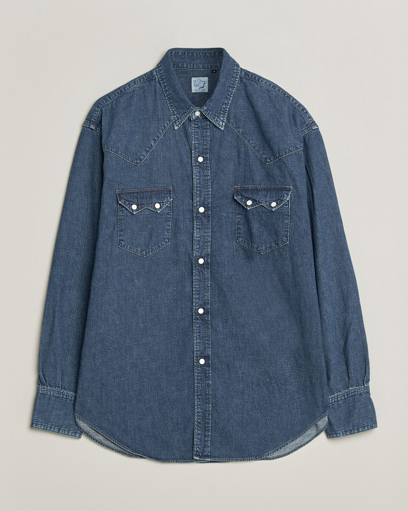 Herre | Skjorter | orSlow | Denim Western Shirt Vintage Indigo