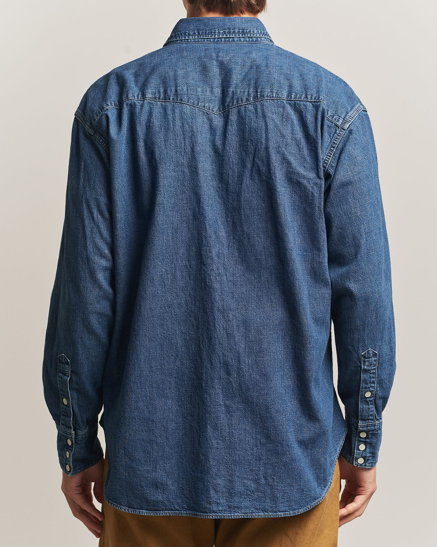 Herre | Skjorter | orSlow | Denim Western Shirt Vintage Indigo