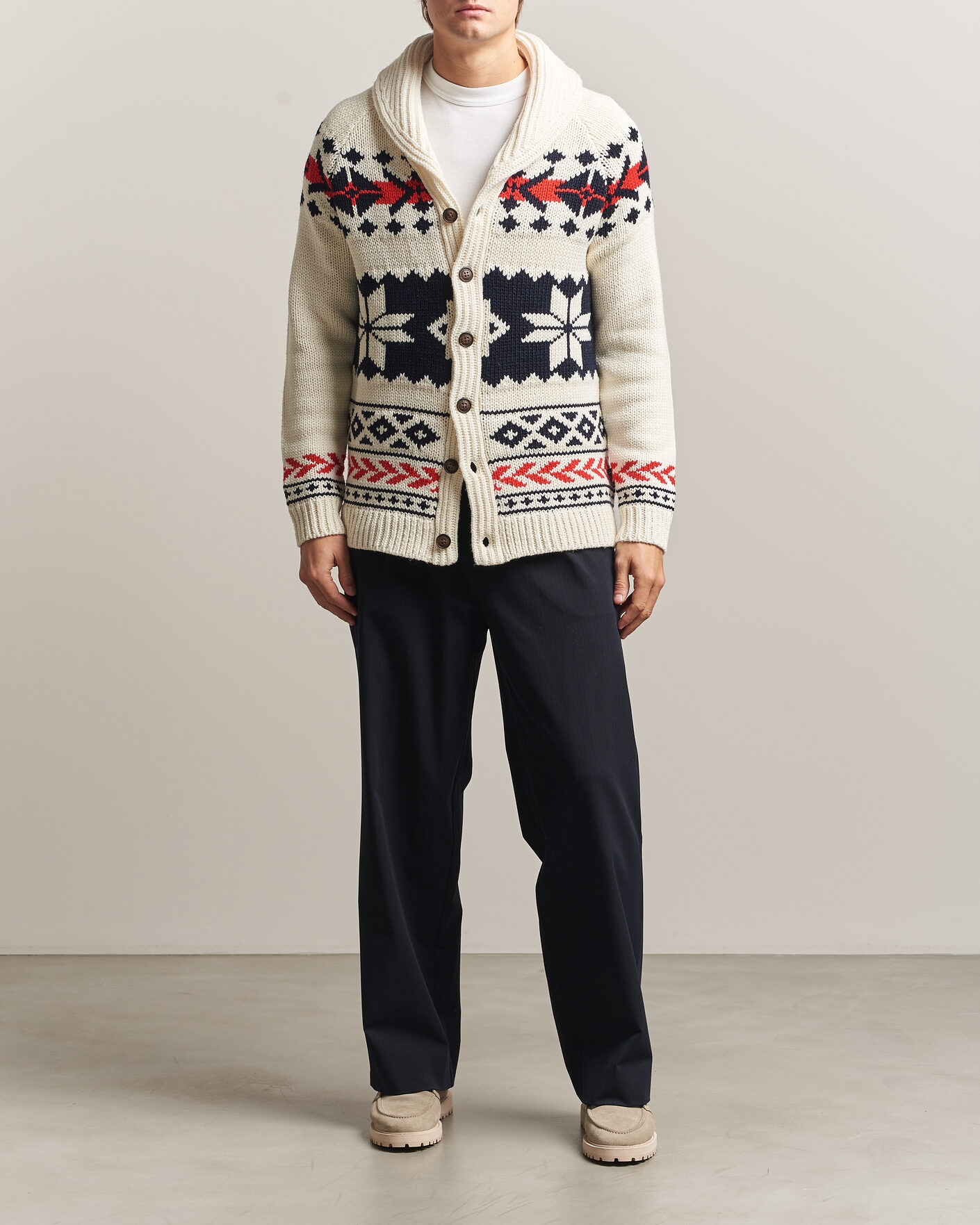 Herre | Gensere | MC2 Saint Barth | Archer Cardigan Nordic Aztec