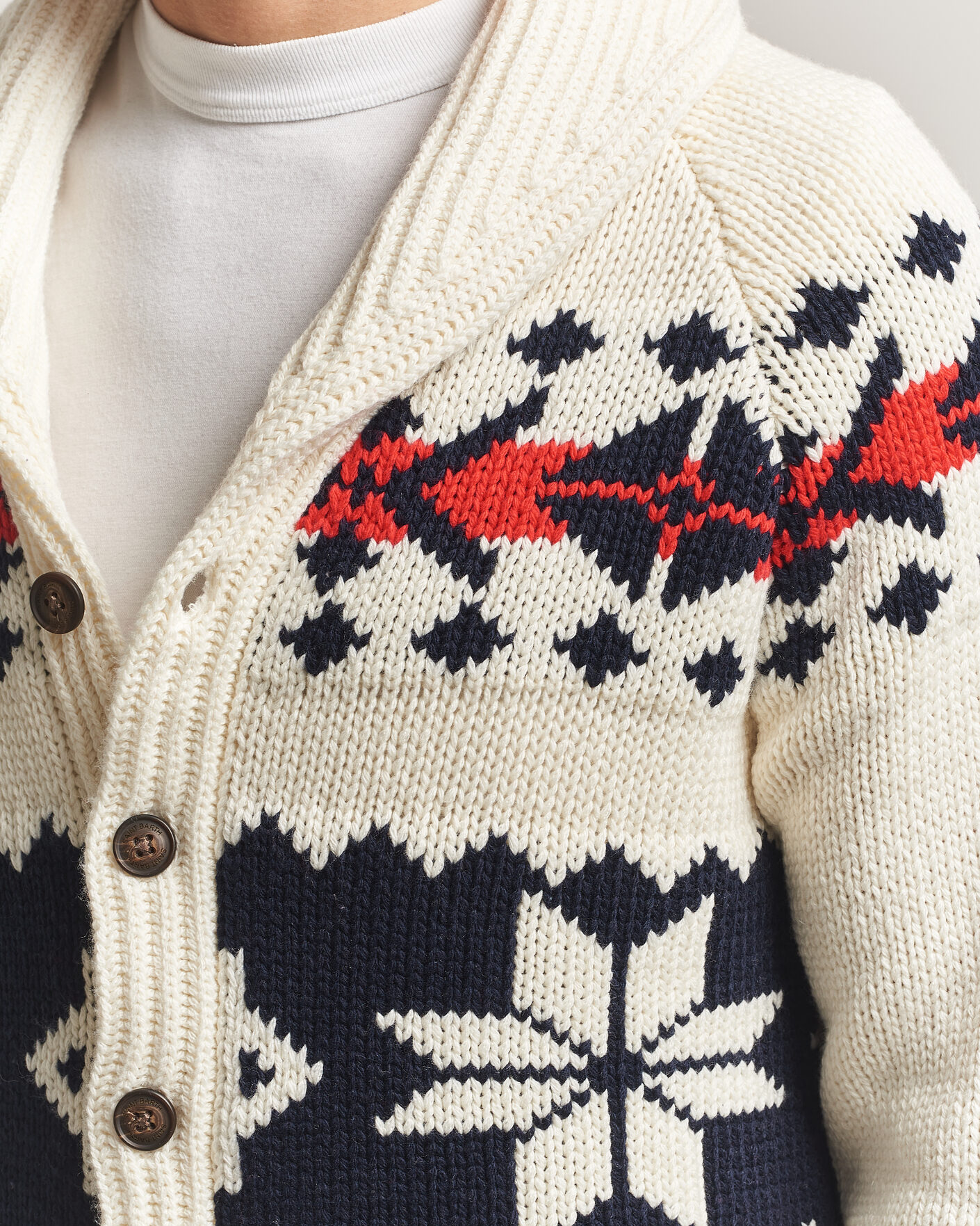 Herre | Gensere | MC2 Saint Barth | Archer Cardigan Nordic Aztec