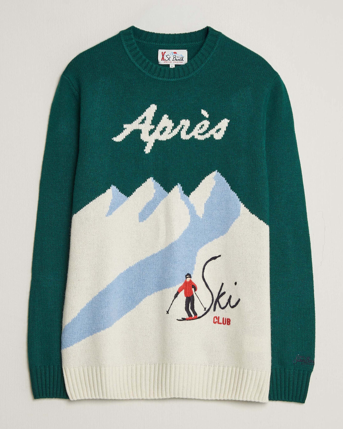 Herre | Gensere | MC2 Saint Barth | Bombardino Printed Sweater Apres Ski Club