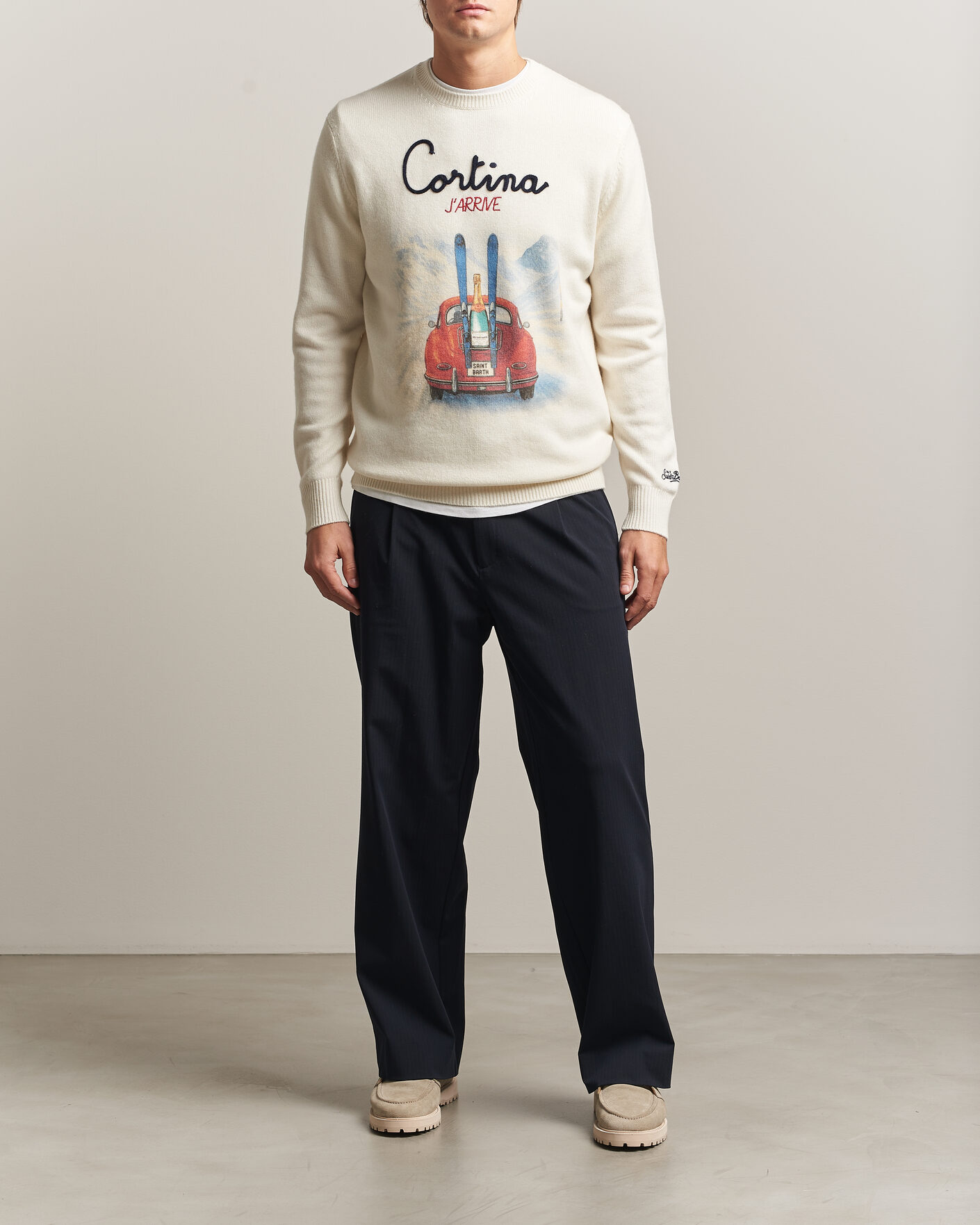 Herre | Gensere | MC2 Saint Barth | Heron Printed Sweater Cortina