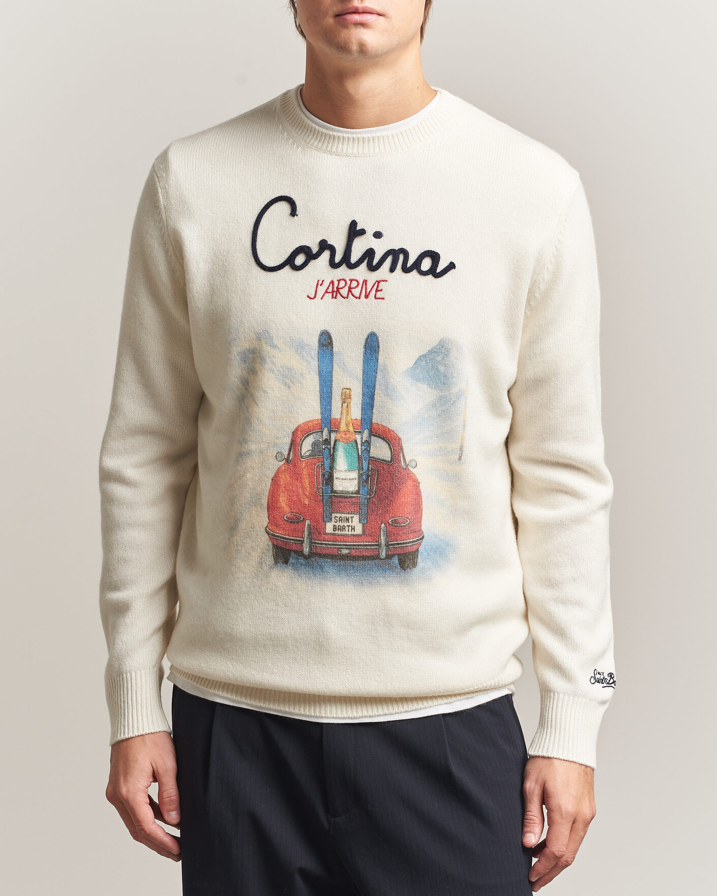 Herre | Gensere | MC2 Saint Barth | Heron Printed Sweater Cortina