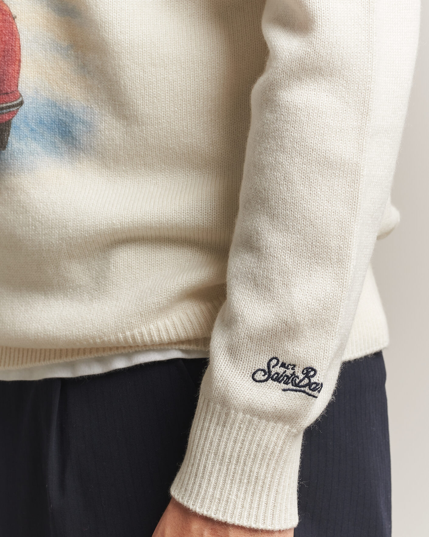 Herre | Gensere | MC2 Saint Barth | Heron Printed Sweater Cortina