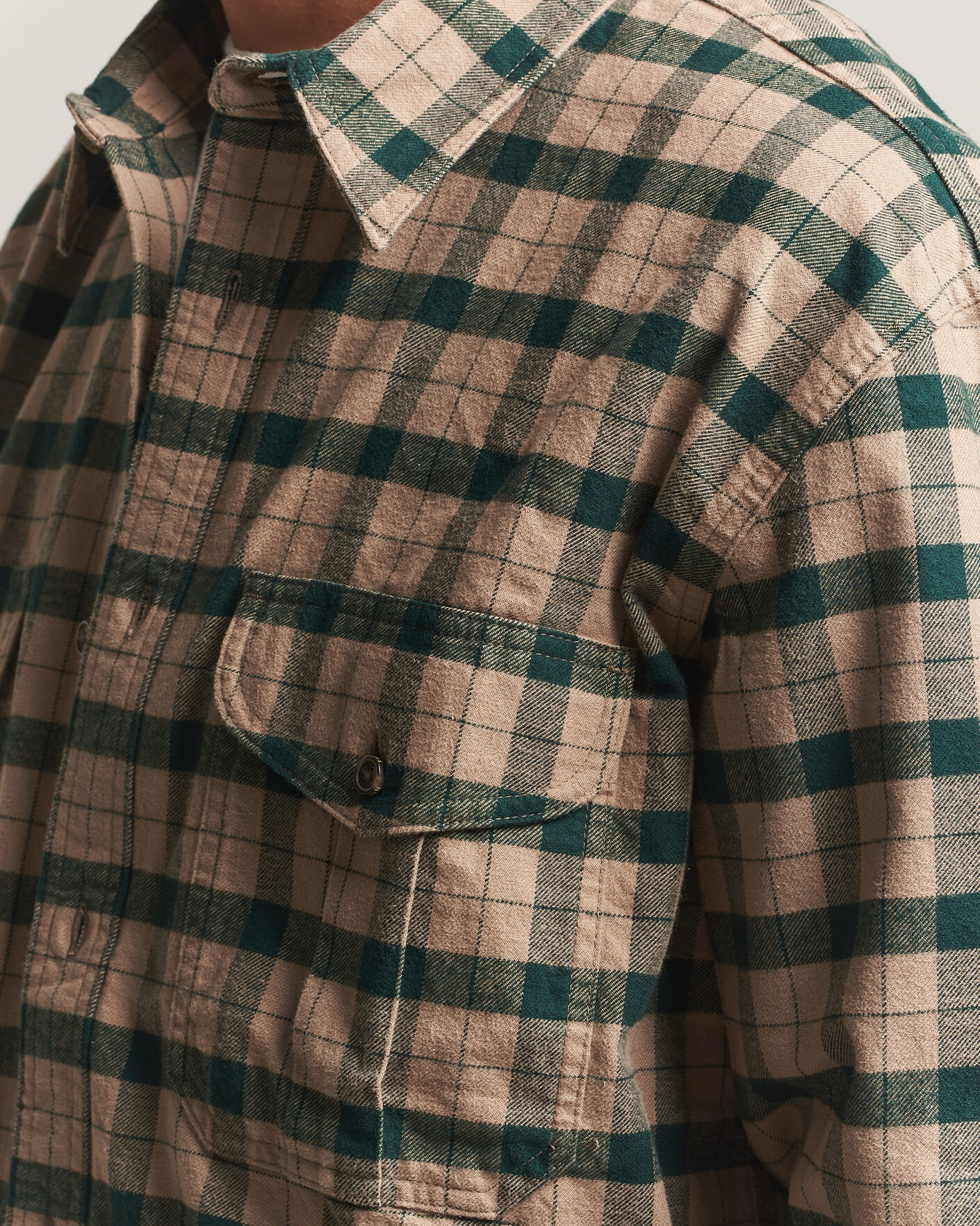 Herre | Skjorter | Filson | Checked Alaskan Guide Shirt Oatmeal