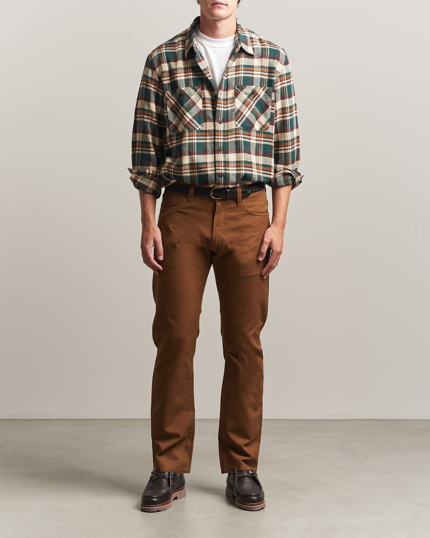 Herre | Skjorter | Filson | The Rangeland Flannel Shirt Green