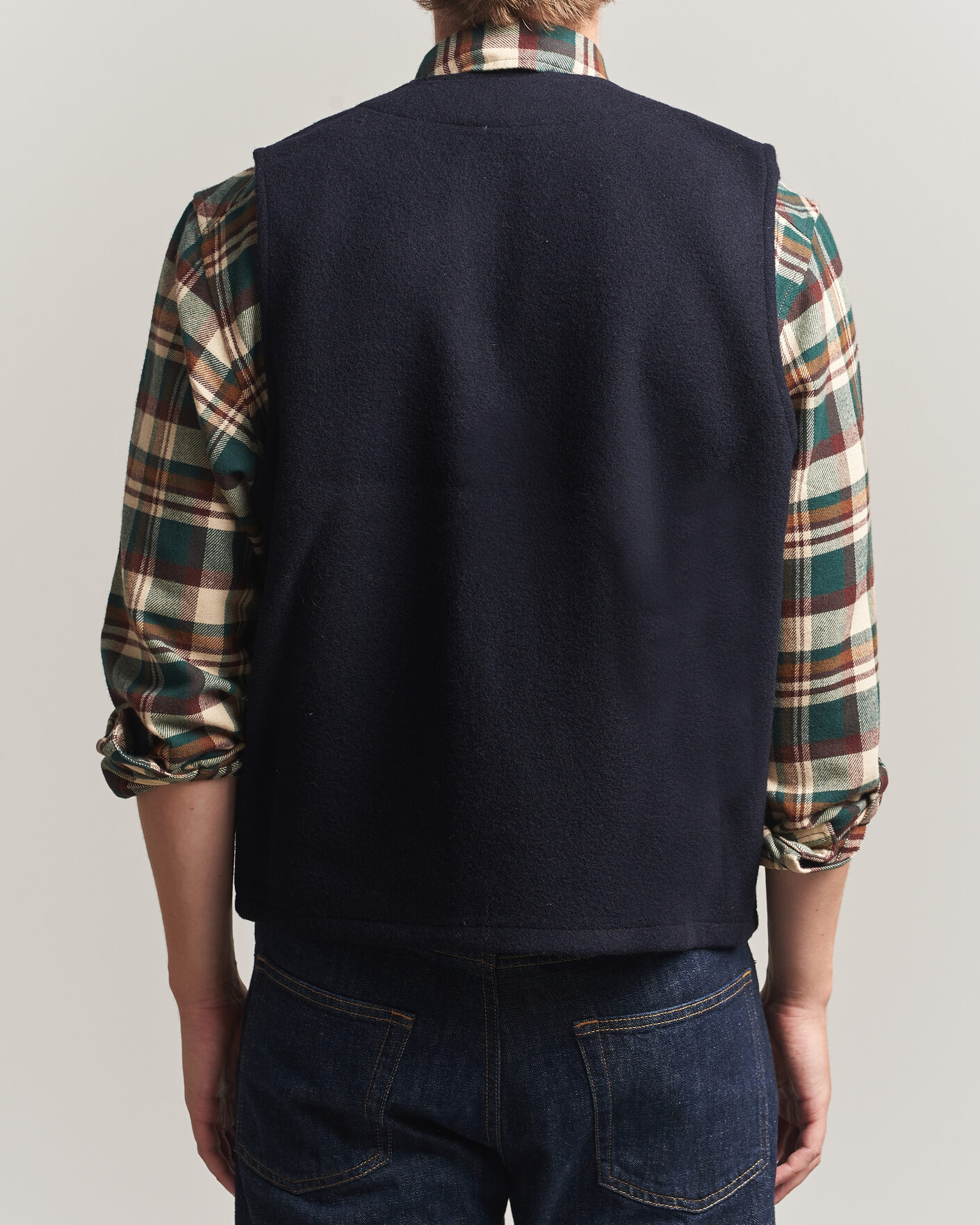 Herre | Vester | Filson | Mackinaw Wool Vest Navy