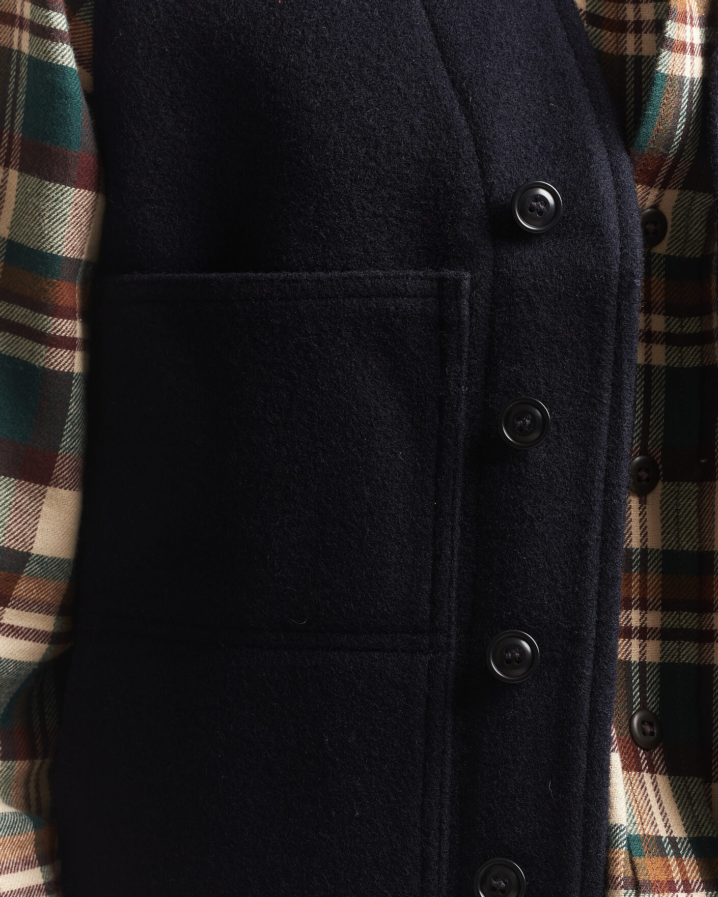 Herre | Vester | Filson | Mackinaw Wool Vest Navy