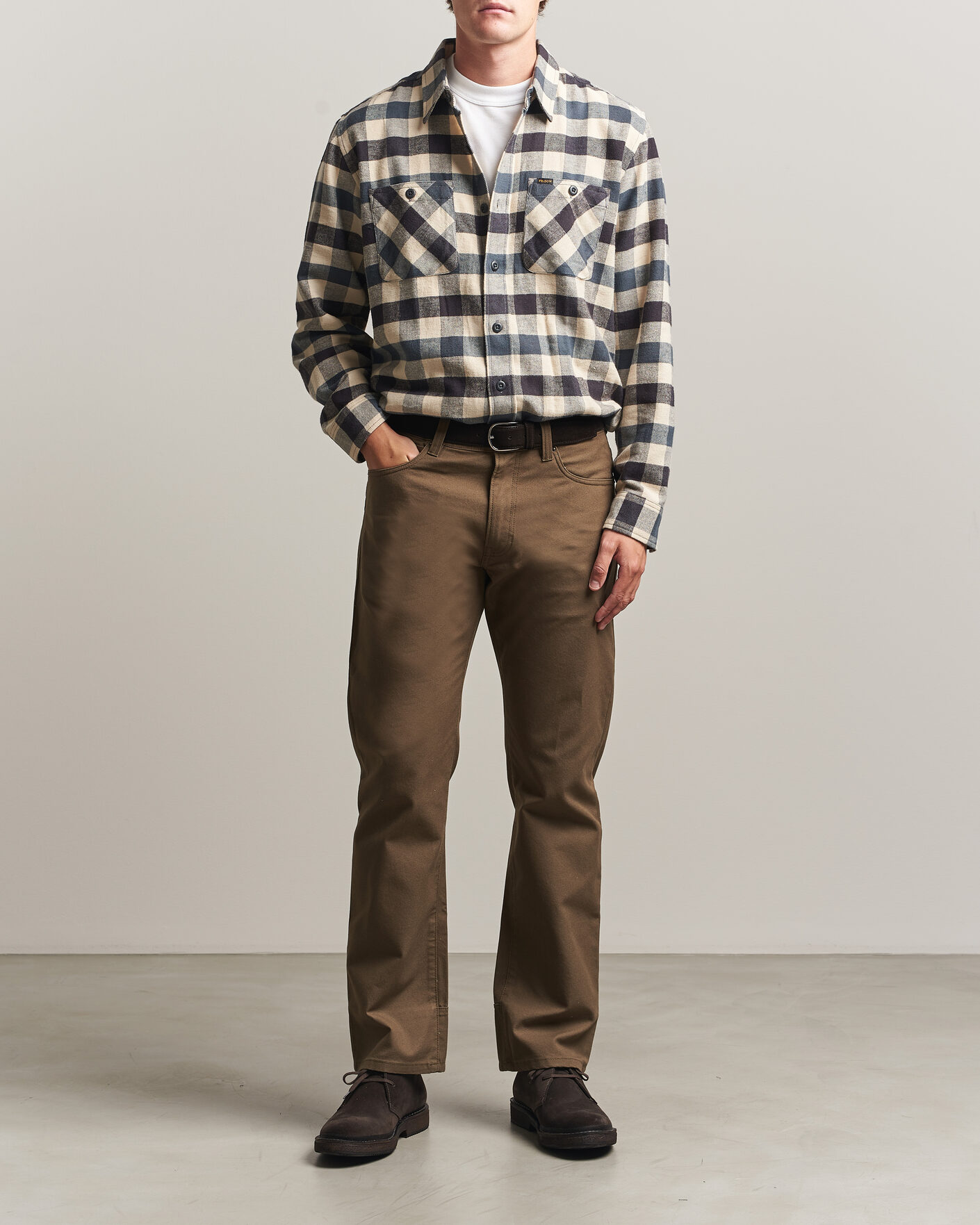 Herre | Bukser | Filson | Dry Tin 5-Pocket Pants Marsh Olive