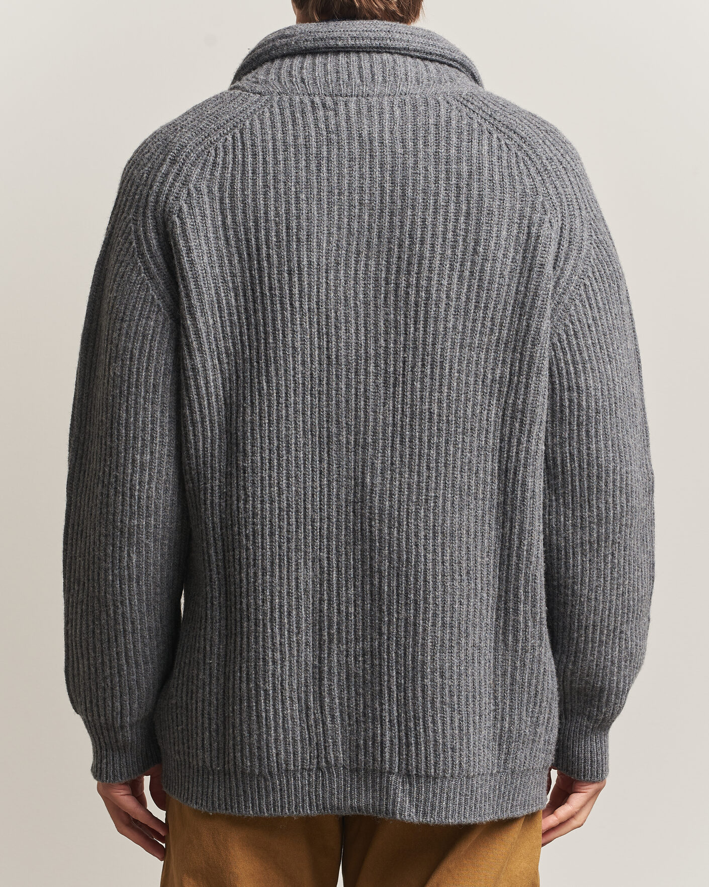 Herre | Gensere | Filson | Bristol Cardigan Sweater Medium Grey Melange