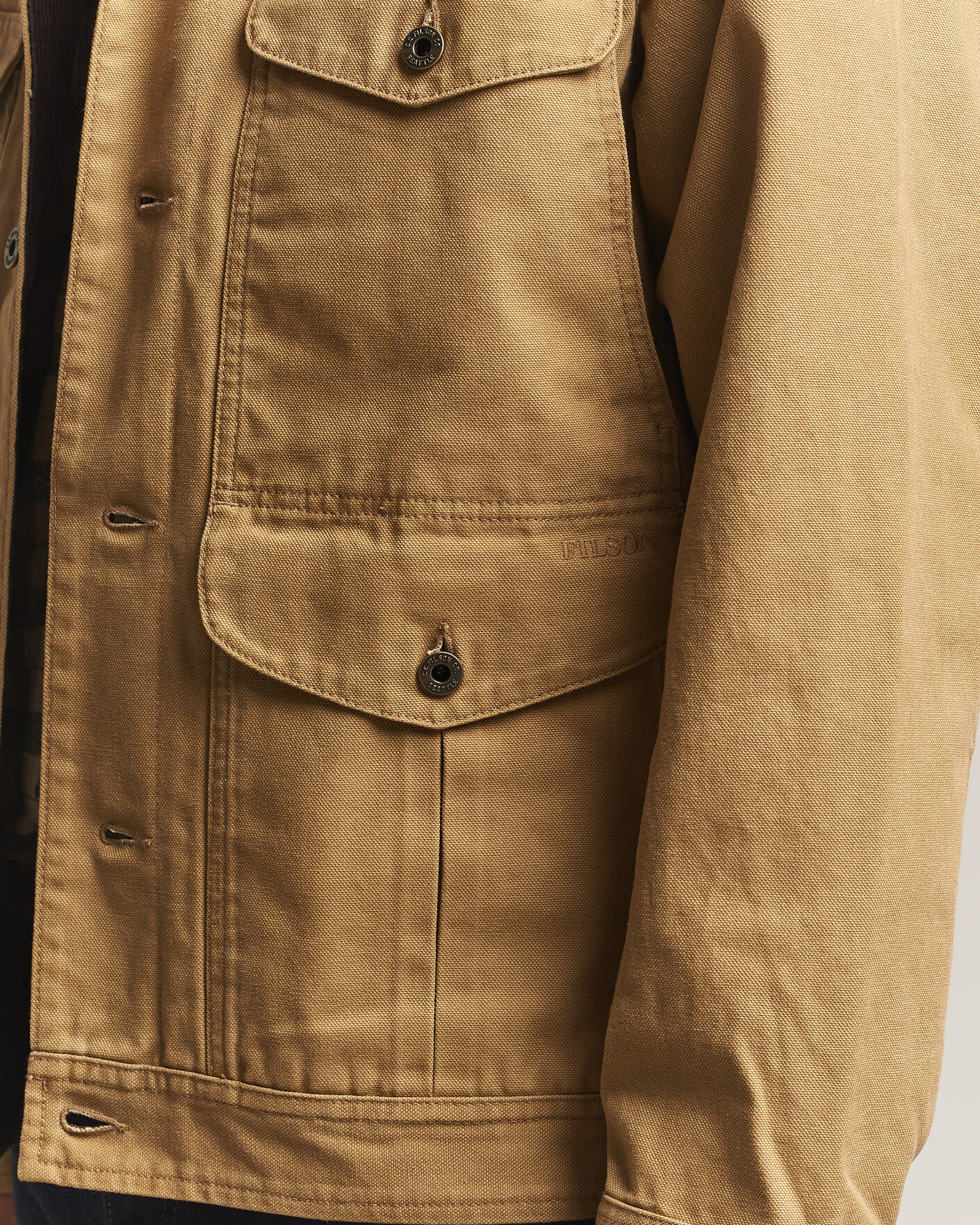 Herre | Jakker | Filson | Rustic Canvas Journeyman Canvas Jacket Antique Bronze