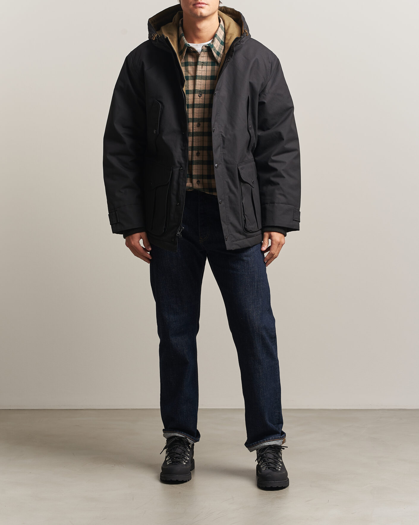 Herre | Jakker | Filson | Waxed Mountain Parka Black
