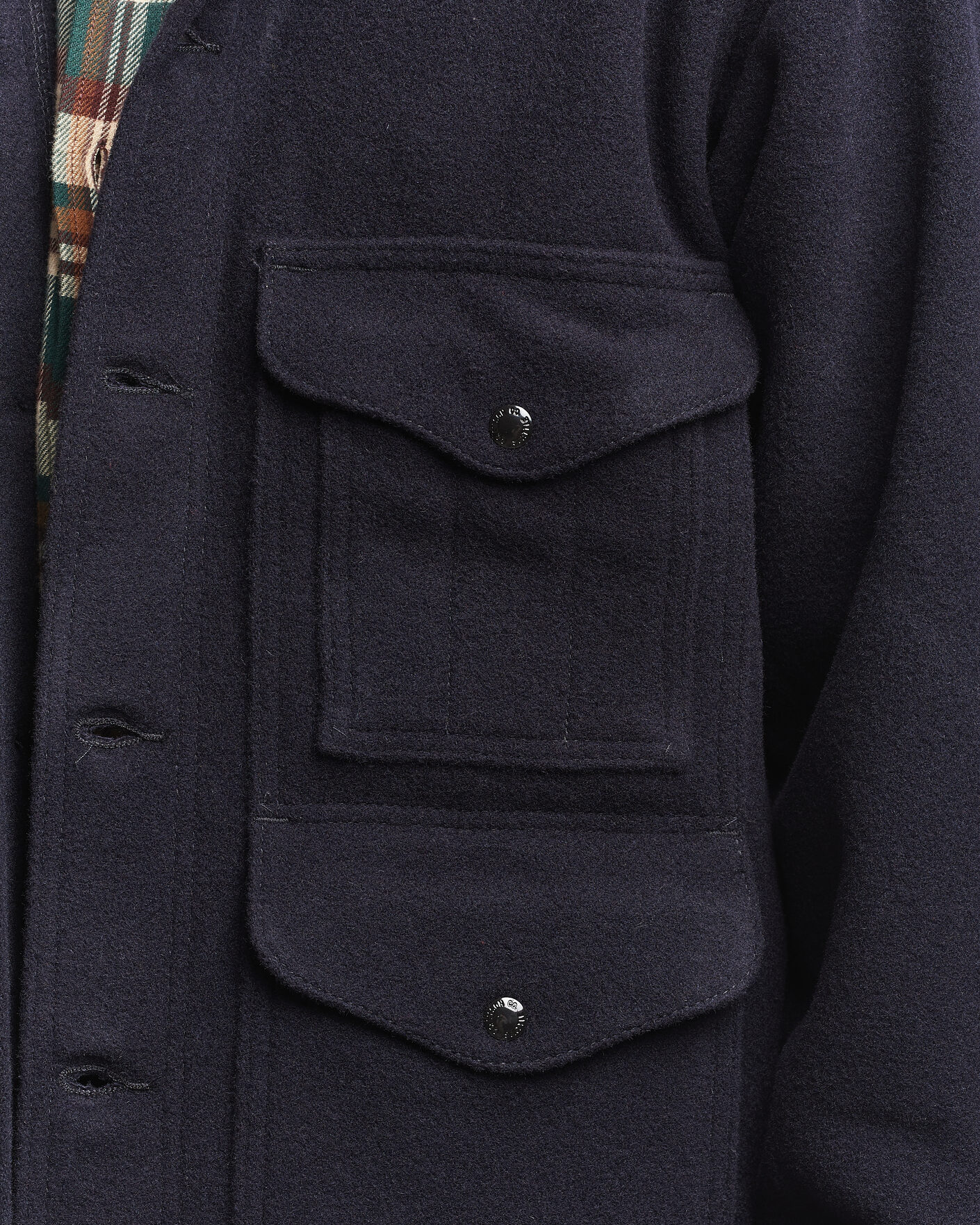 Herre | Jakker | Filson | Mackinaw Wool Cruiser Dark Navy