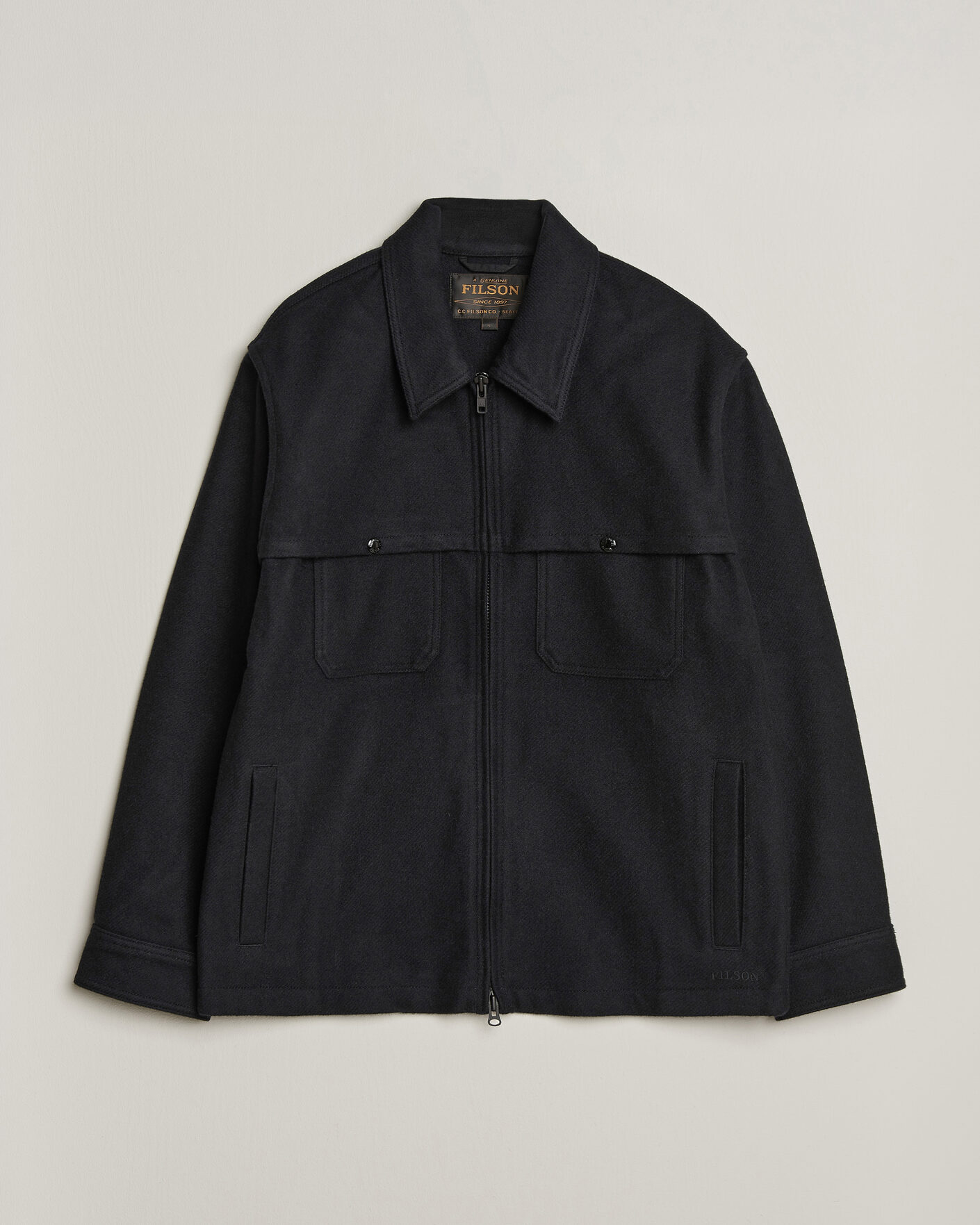 Herre | Jakker | Filson | Wool Cruiser Jac Shirt Dark Navy