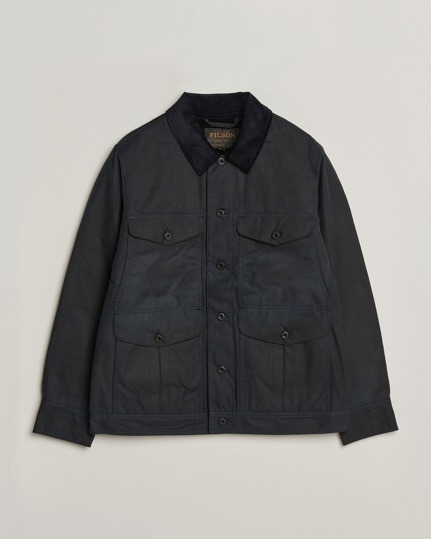 Herre | Jakker | Filson | Journeyman Cotton Shelter Cloth Jacket Harbor Blue
