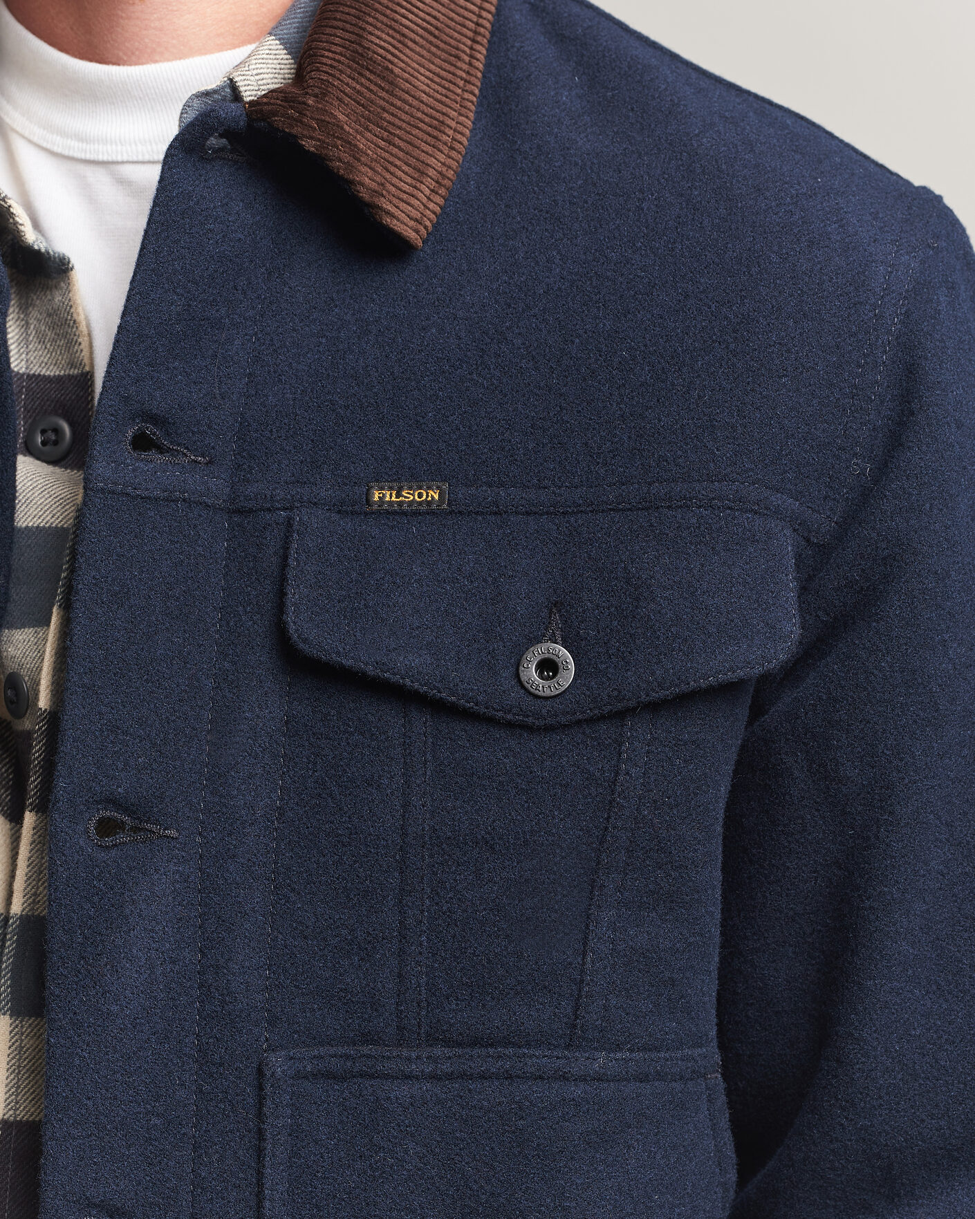 Herre | Jakker | Filson | Spokane Insulated Short Cruiser Navy