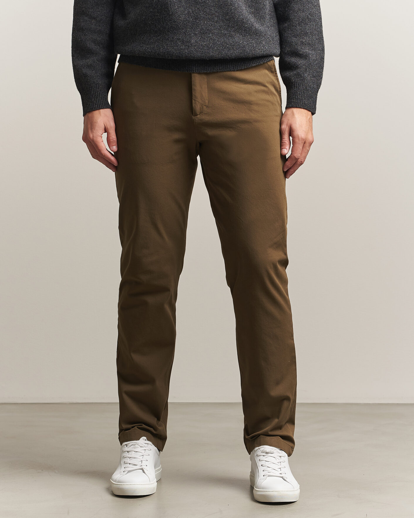 Herre | Bukser | Dockers | Cotton Slim Chino Dark Moss