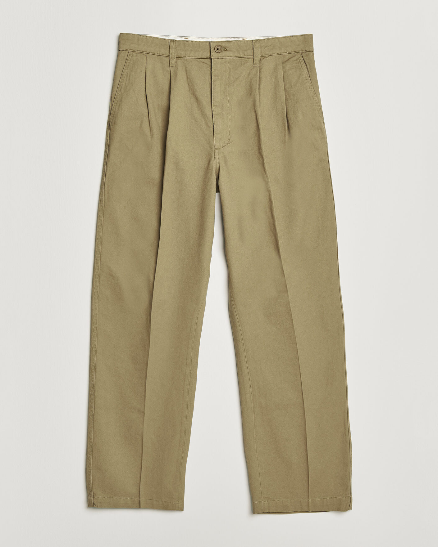 Herre | Bukser | Dockers | Original Pleated Chino Loose British Khaki
