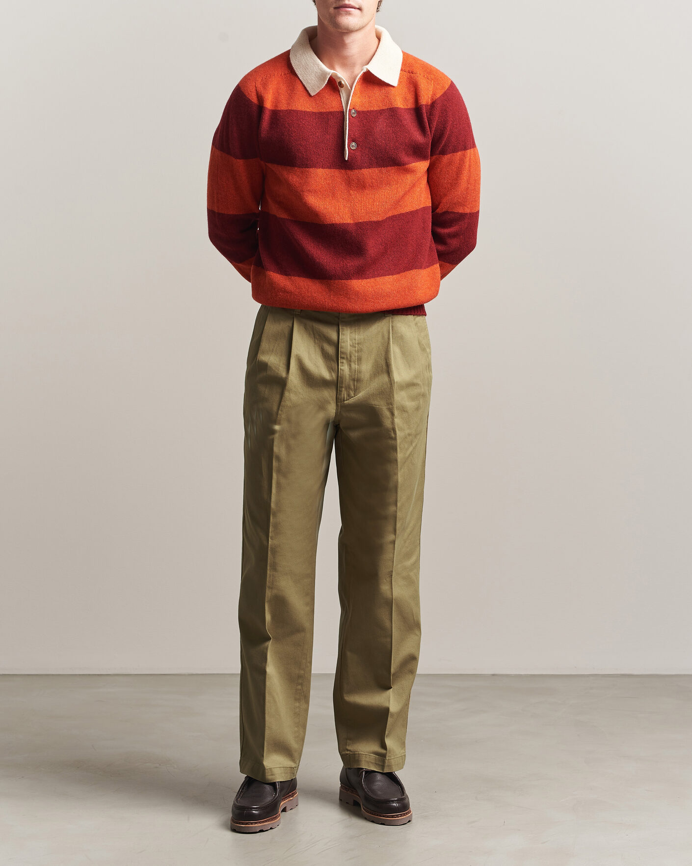 Herre | Bukser | Dockers | Original Pleated Chino Loose British Khaki