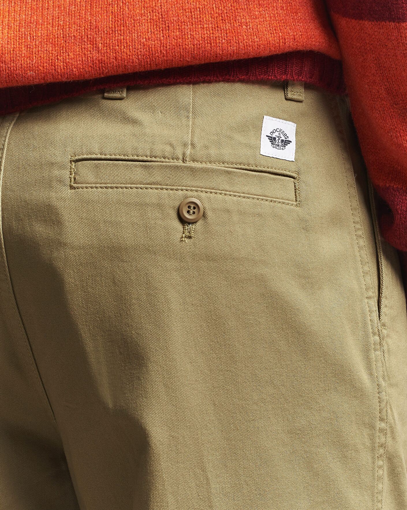Herre | Bukser | Dockers | Original Pleated Chino Loose British Khaki