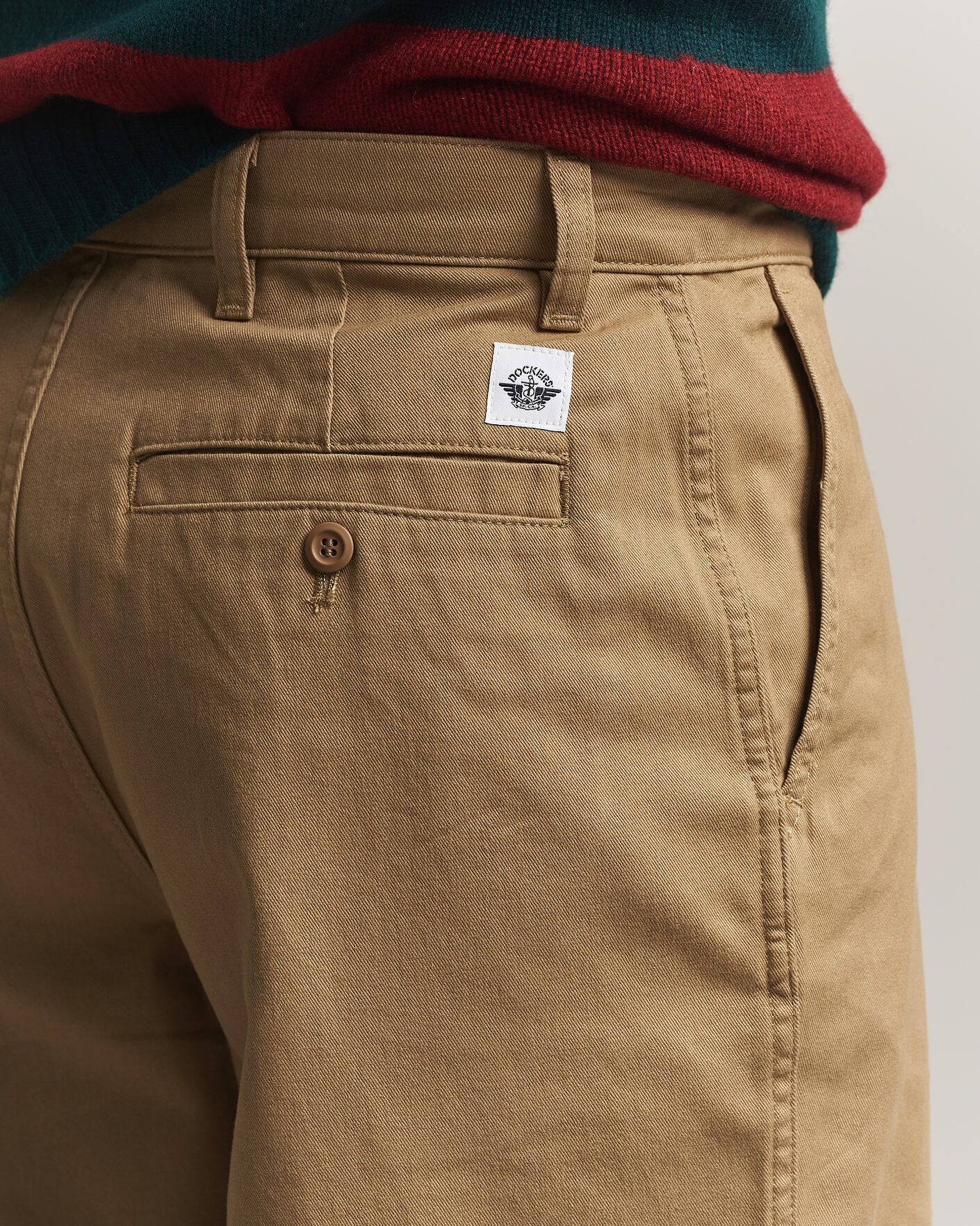 Herre | Bukser | Dockers | Original Chino Loose British Khaki
