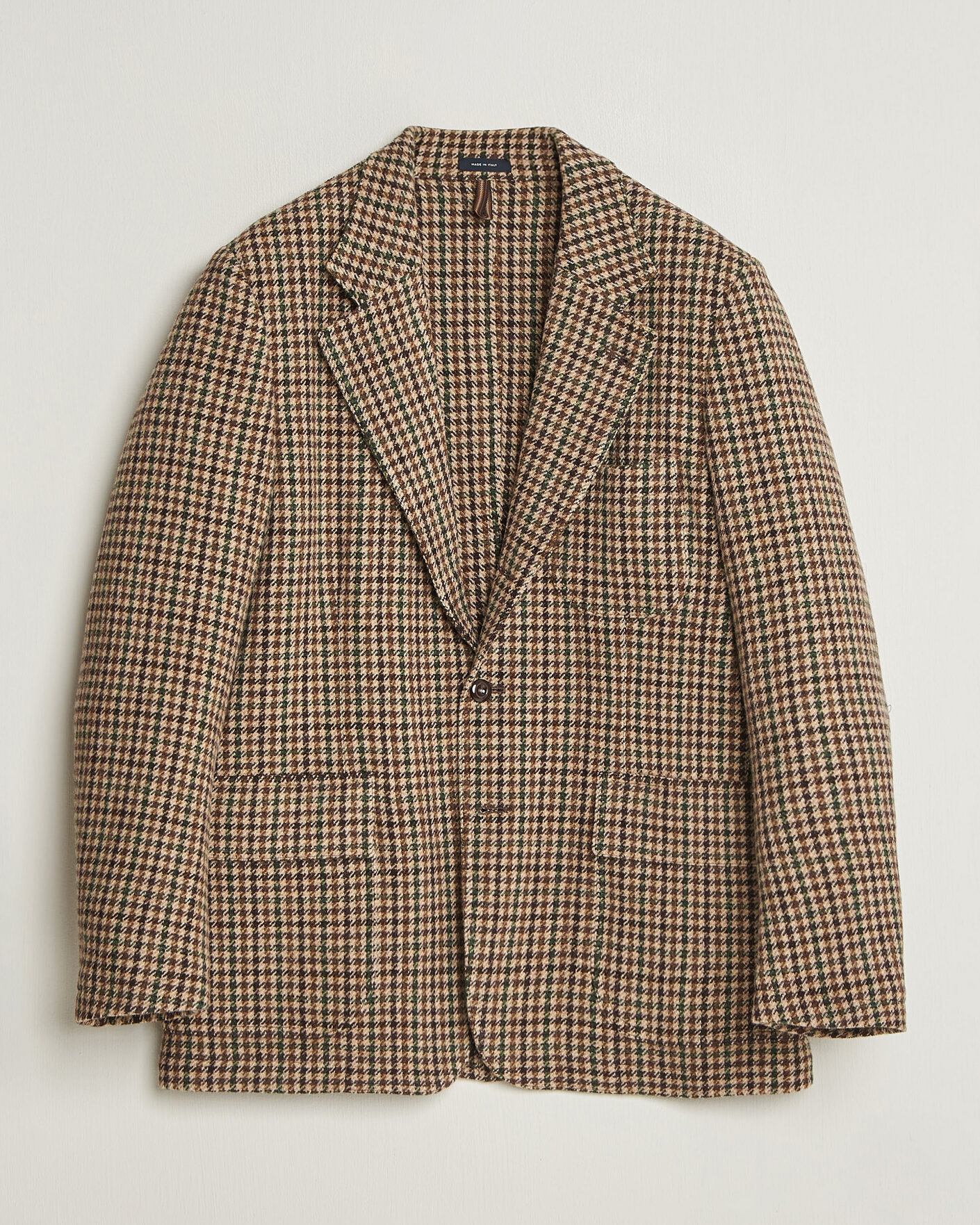 Herre | Dressjakker | Drake's | MKVII Tweed Houndcheck Games Blazer Brown