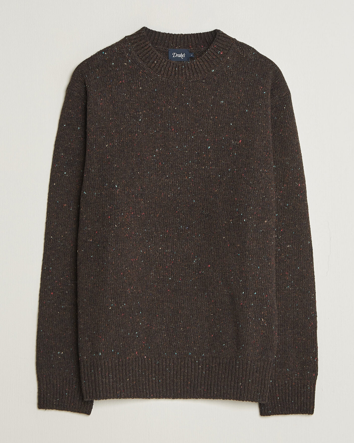 Herre | Gensere | Drake's | Donegal Crewneck Brown