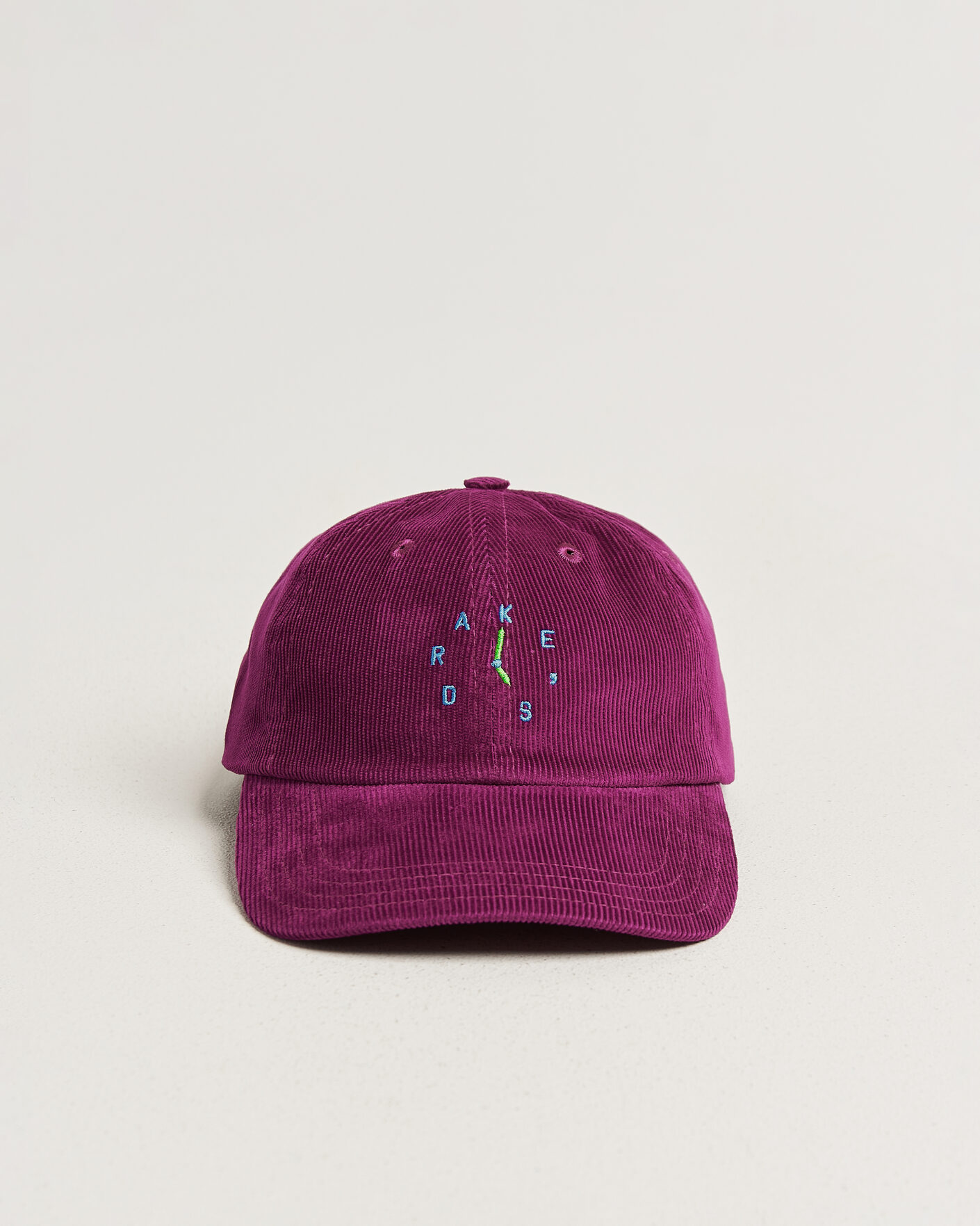 Herre | Hatter og capser | Drake's | Clock Twill Cord Baseball Cap Red