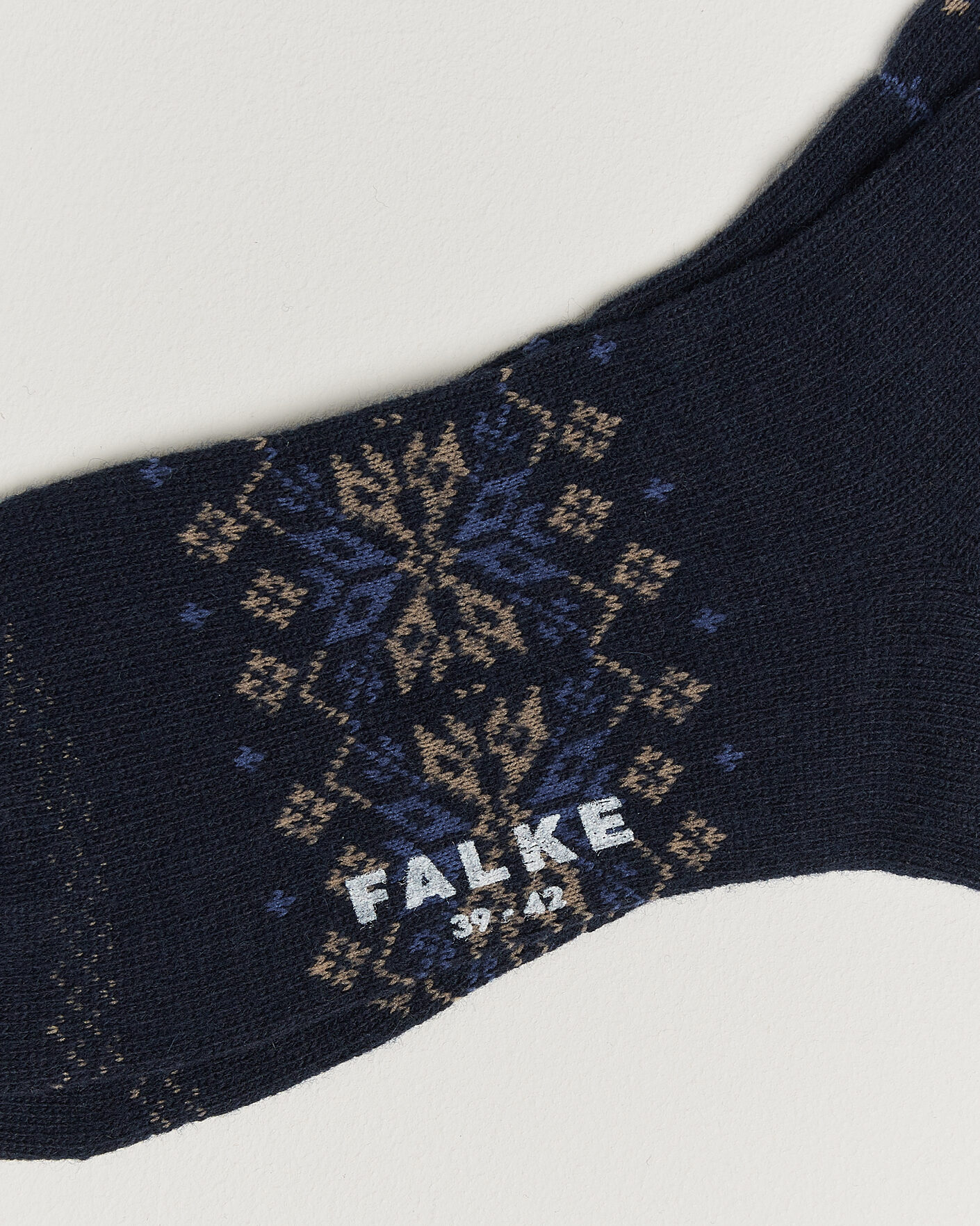 Herre | Undertøy | Falke | Sky Limit Fairisle Socks Space Blue