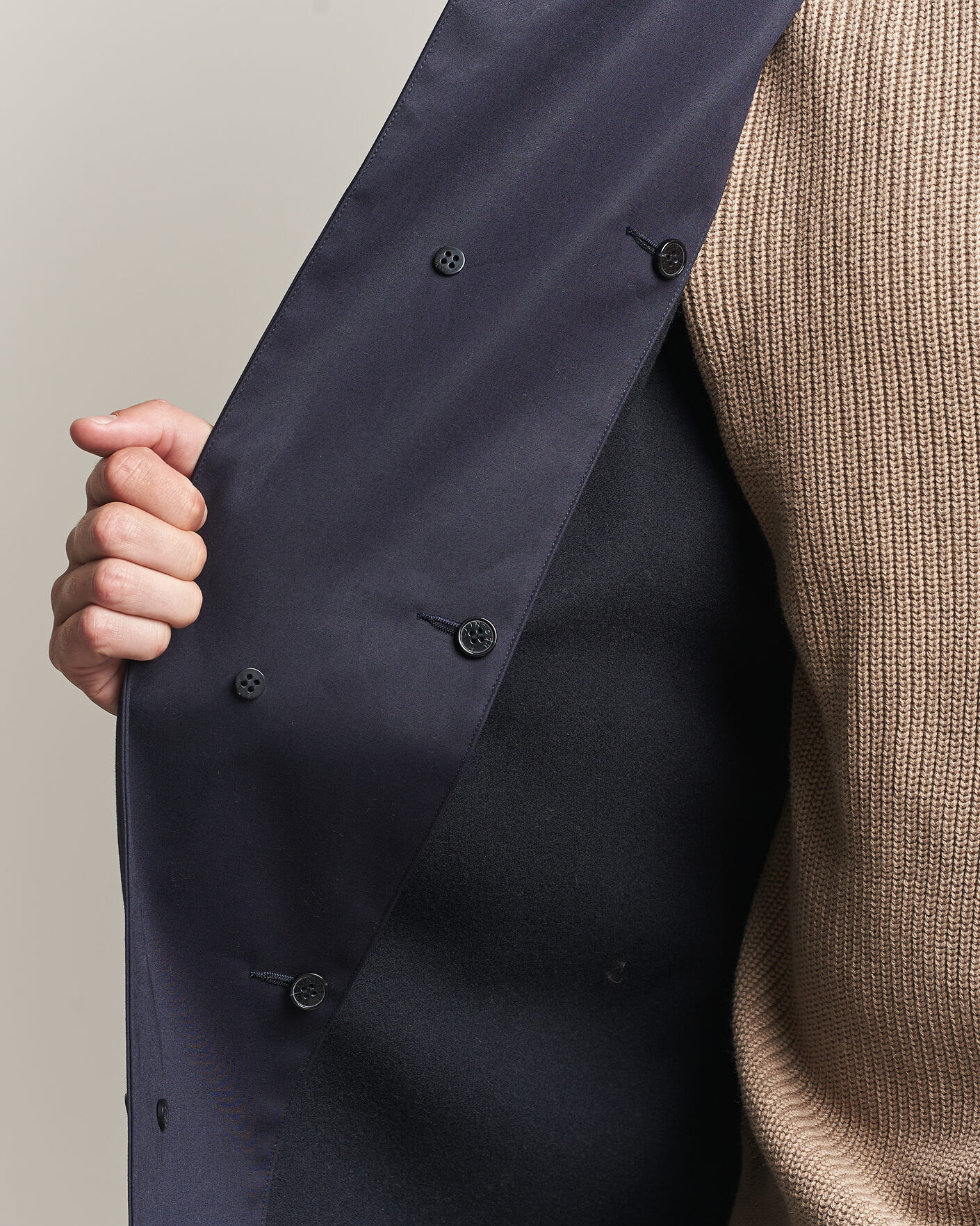 Herre | Jakker | Mackintosh | Dunkeld Car Coat Navy