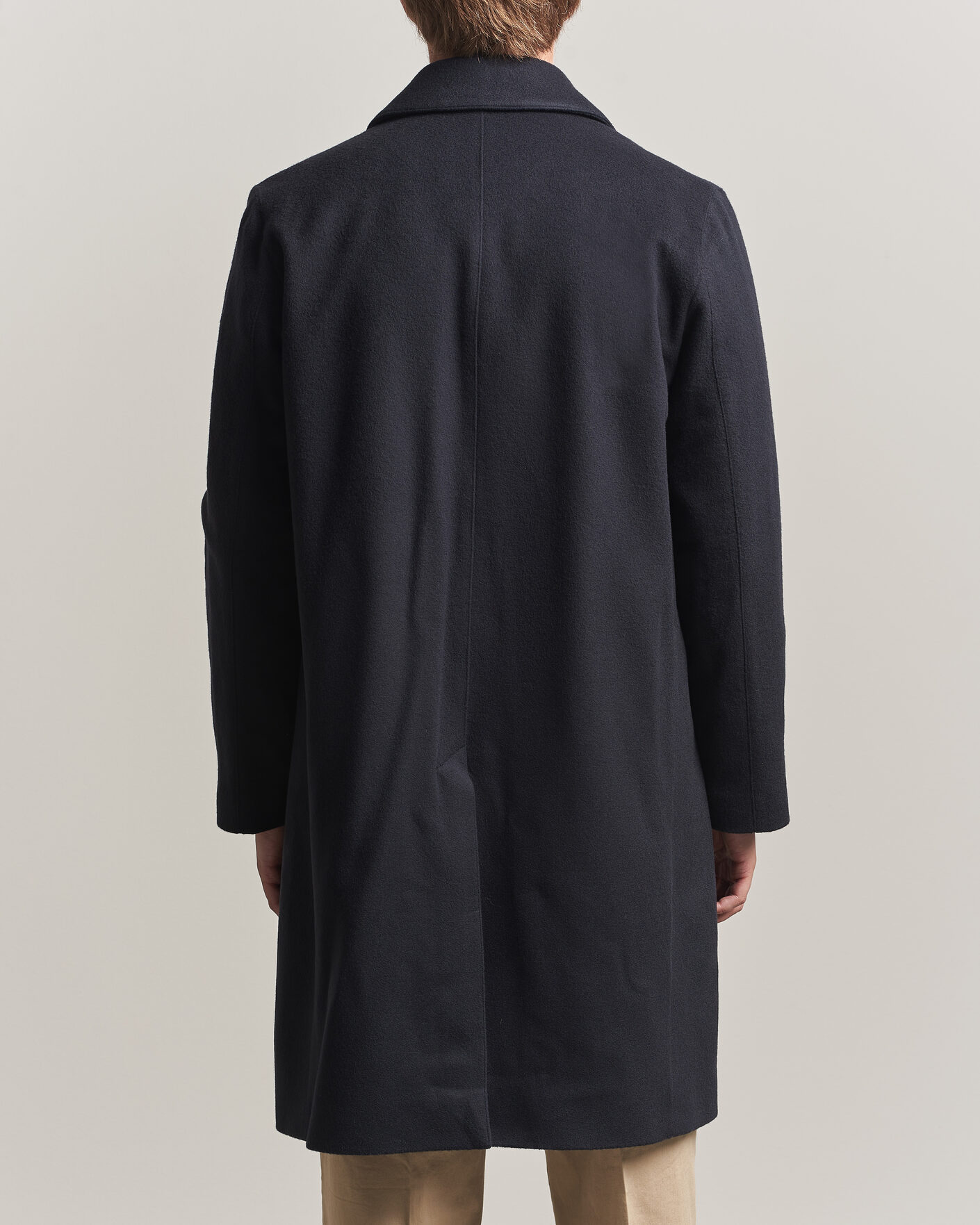 Herre | Jakker | Mackintosh | Dunkeld Wool/Cashmere Coat Navy