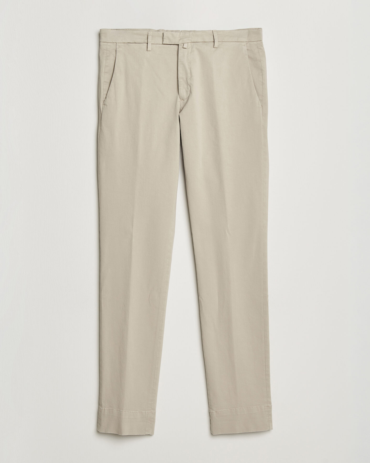 Herre | Bukser | Briglia 1949 | Slim Fit Cotton Stretch Trousers Beige