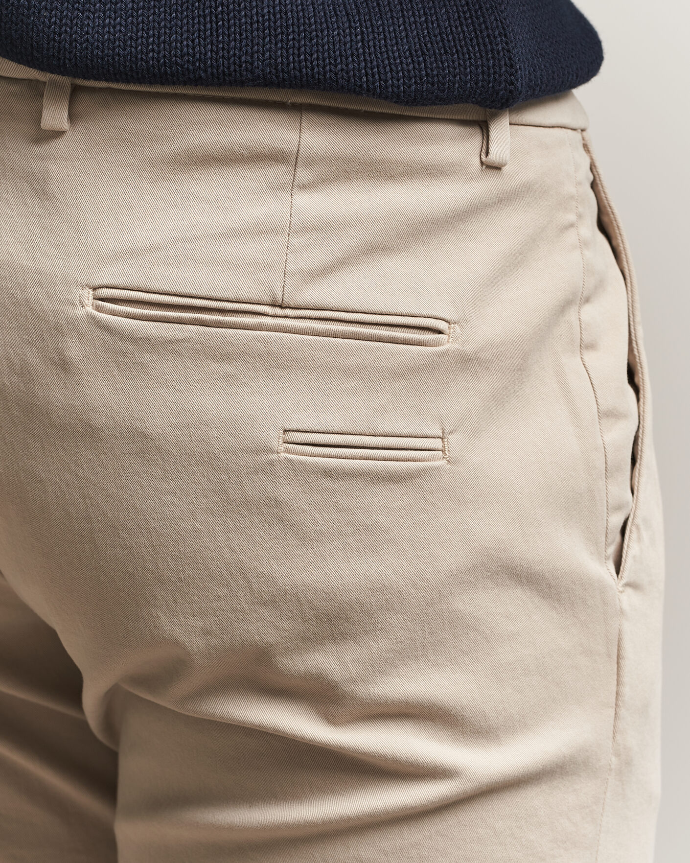 Herre | Bukser | Briglia 1949 | Slim Fit Cotton Stretch Trousers Beige
