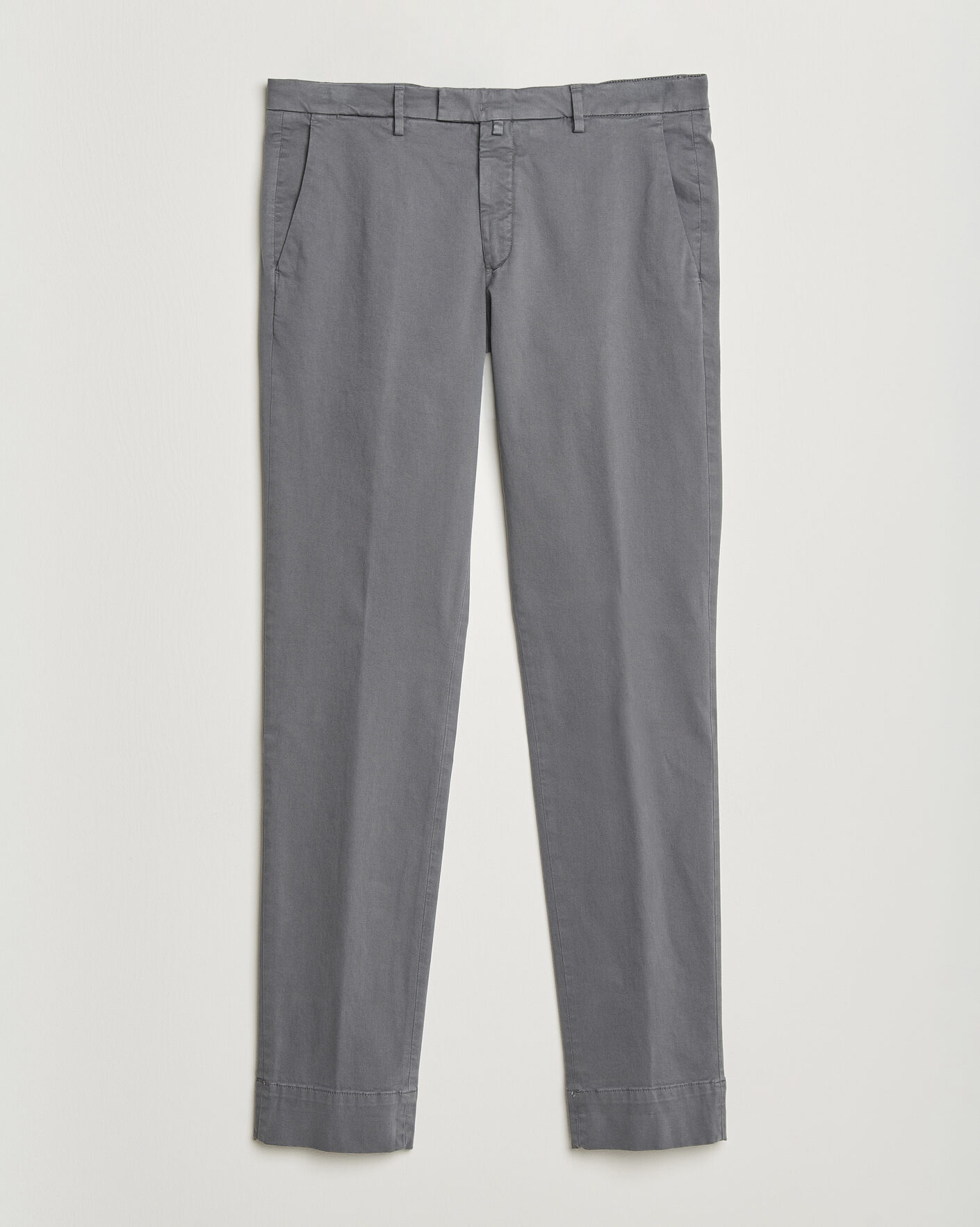 Herre | Bukser | Briglia 1949 | Slim Fit Cotton Stretch Trousers Grey