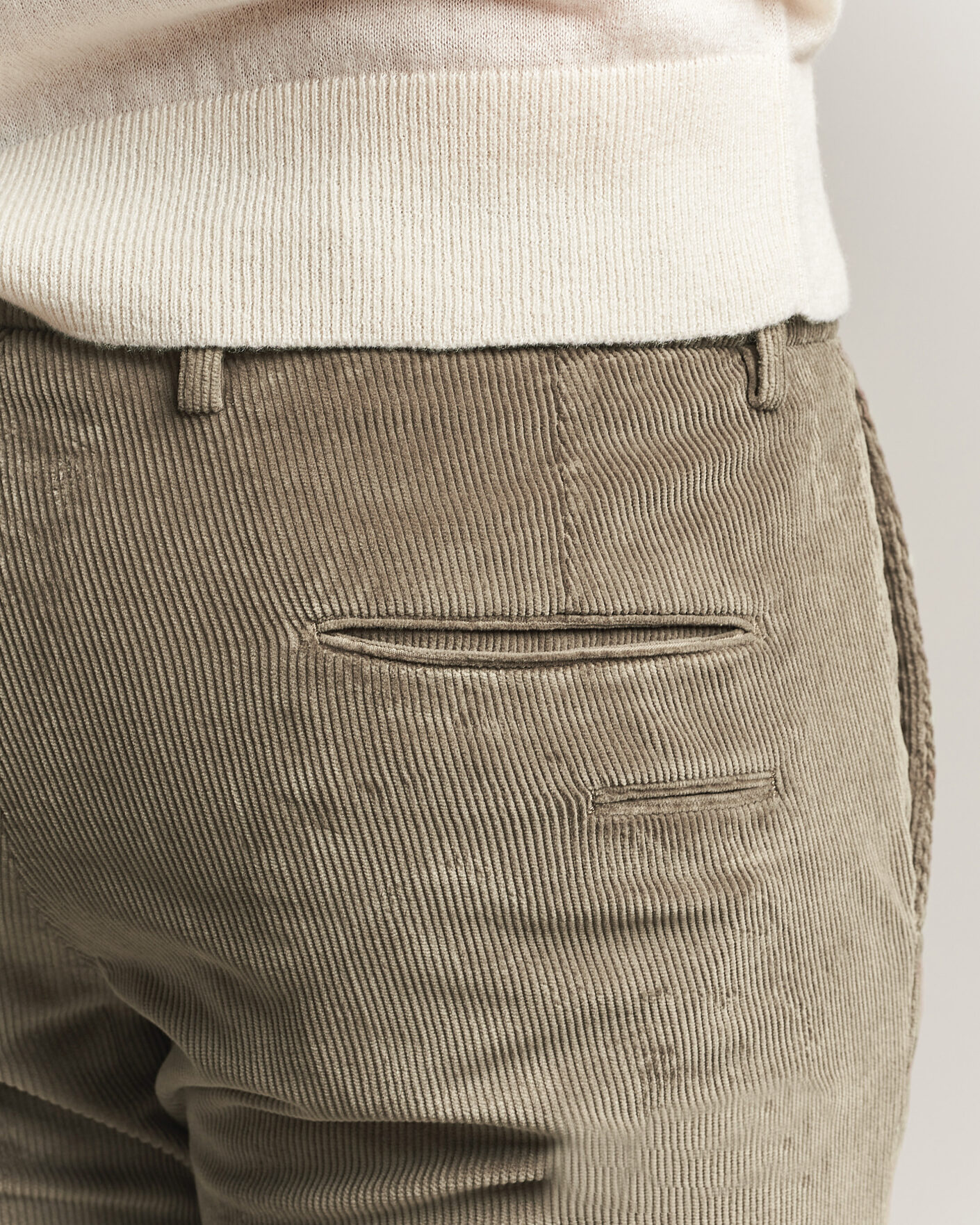 Herre | Bukser | Briglia 1949 | Slim Fit Corduroy Trousers Taupe
