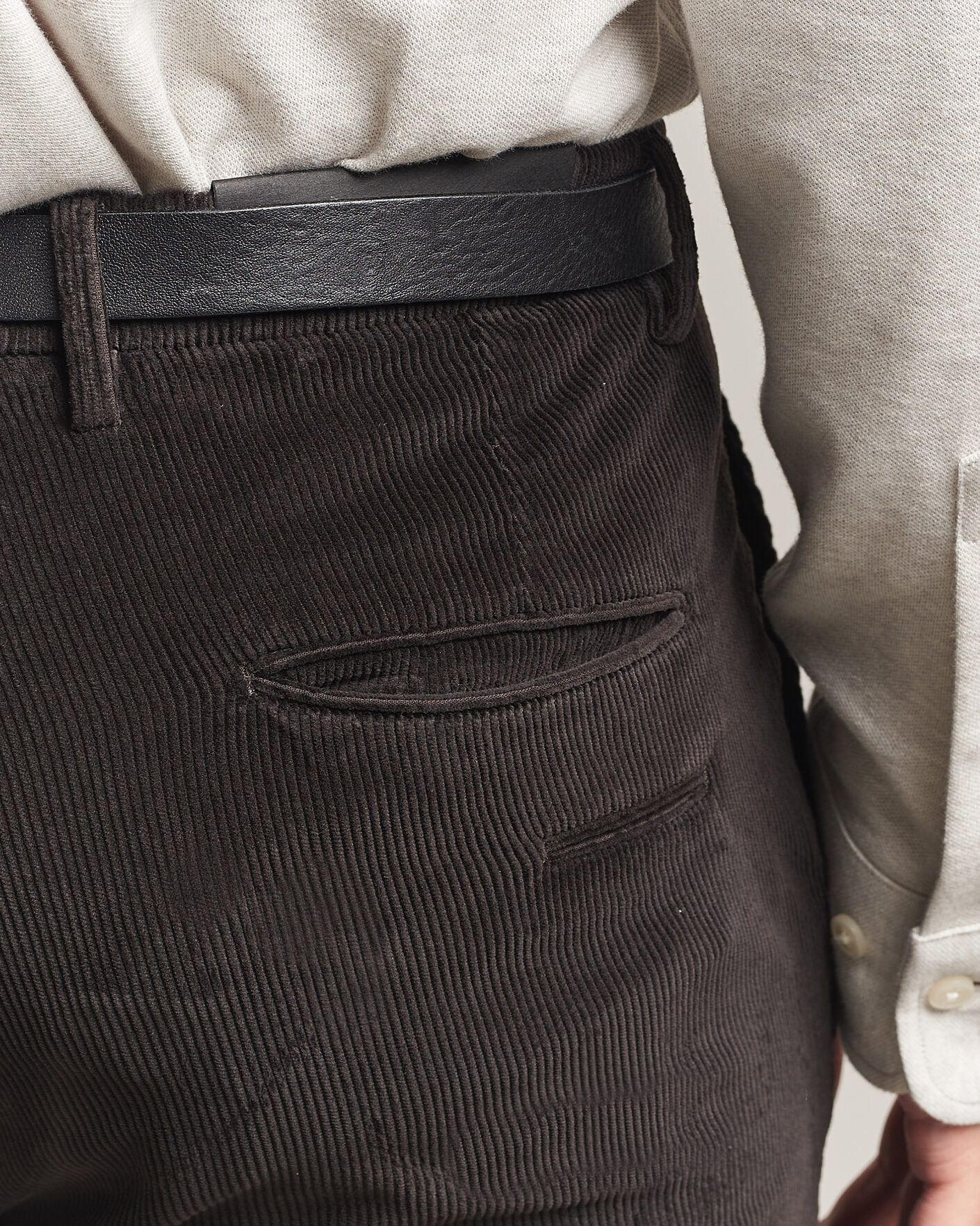 Herre | Bukser | Briglia 1949 | Slim Fit Corduroy Trousers Dark Brown
