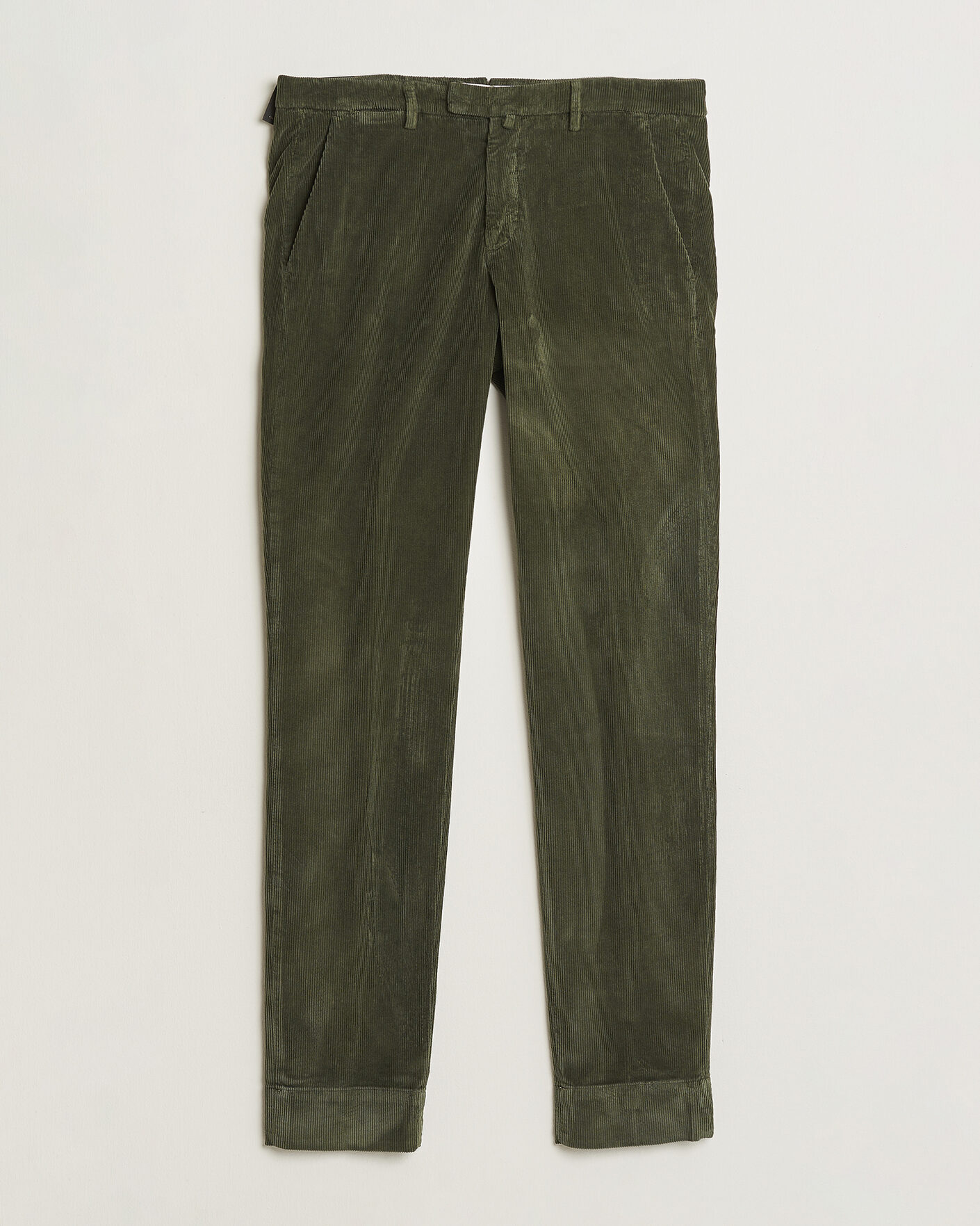 Herre | Bukser | Briglia 1949 | Slim Fit Corduroy Trousers Dark Green
