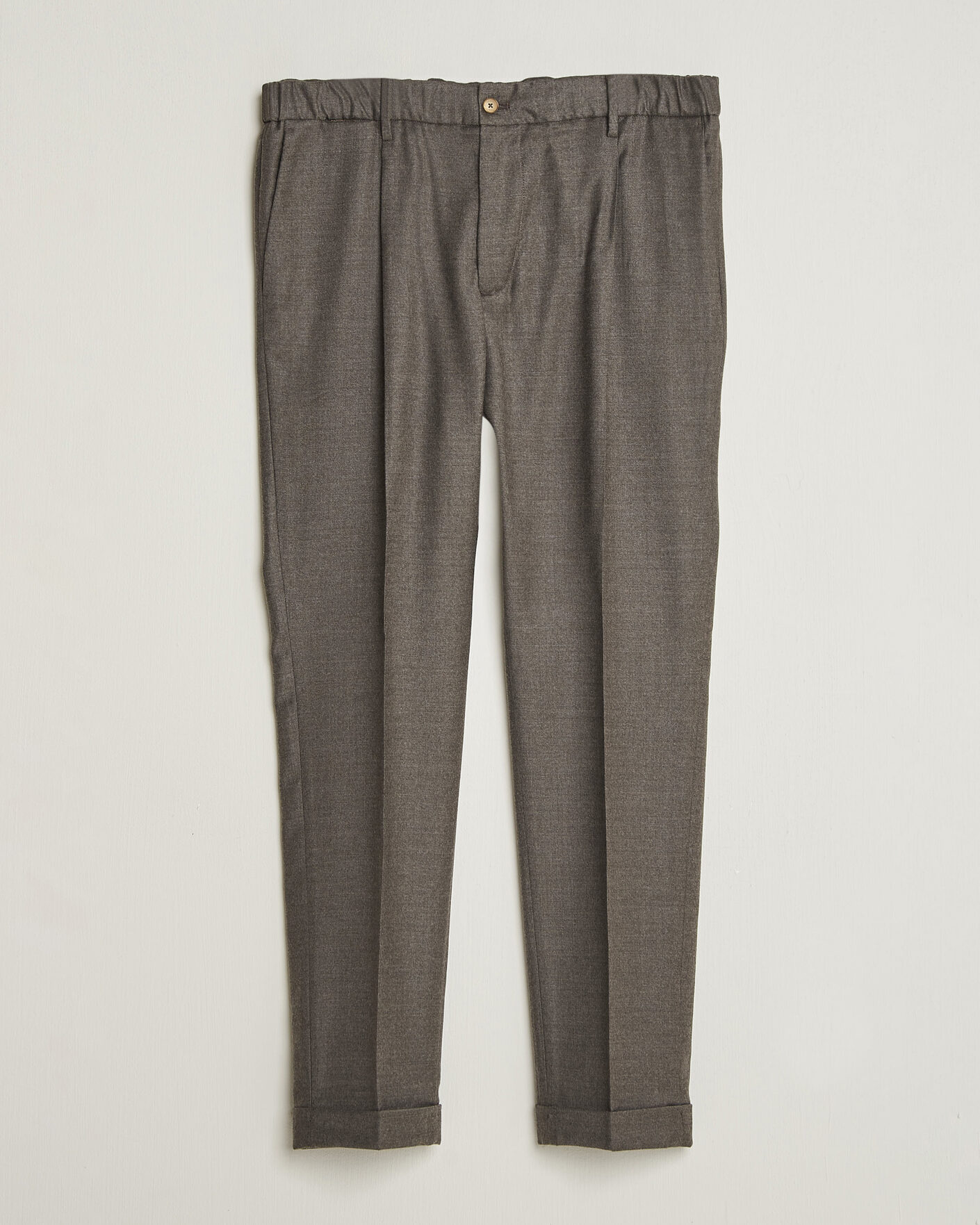 Herre | Bukser | Briglia 1949 | Isola Stretch Flannel Trousers Brown