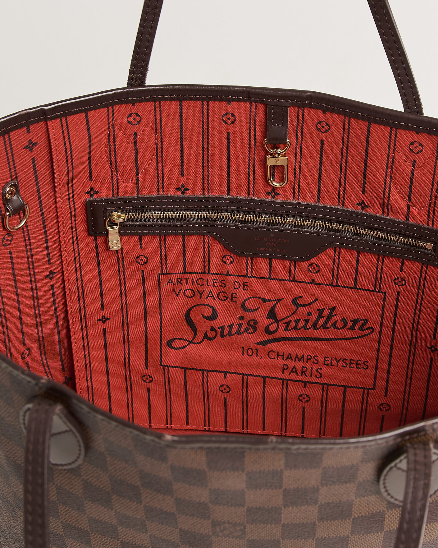 Herre | Pre-Owned & Vintage Bags | Louis Vuitton Pre-Owned | Nevelfull MM Damier Ebene