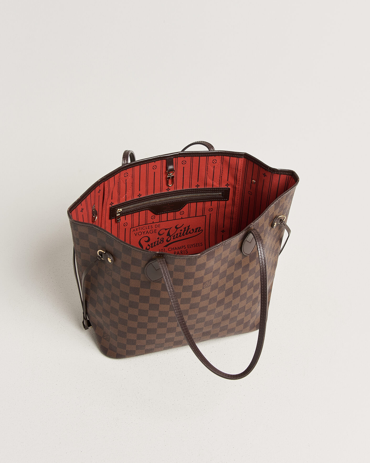 Herre | Pre-Owned & Vintage Bags | Louis Vuitton Pre-Owned | Nevelfull MM Damier Ebene