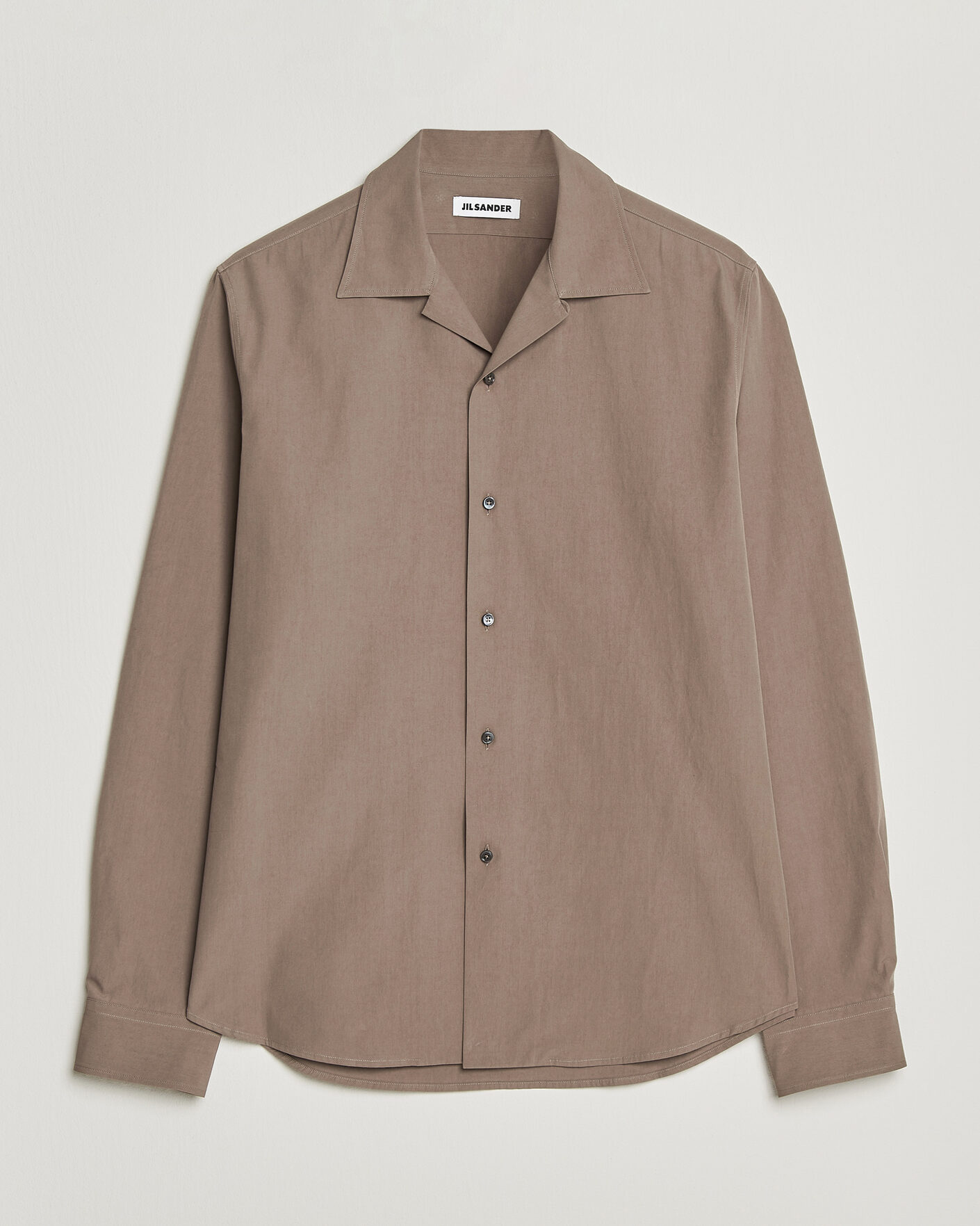 Herre | Skjorter | Jil Sander | Crispy Washed Cotton Shirt Taupe
