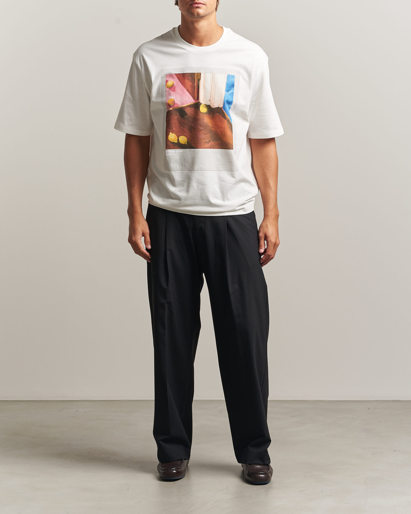 Herre | T-Shirts | Jil Sander | Photo Print T-Shirt White