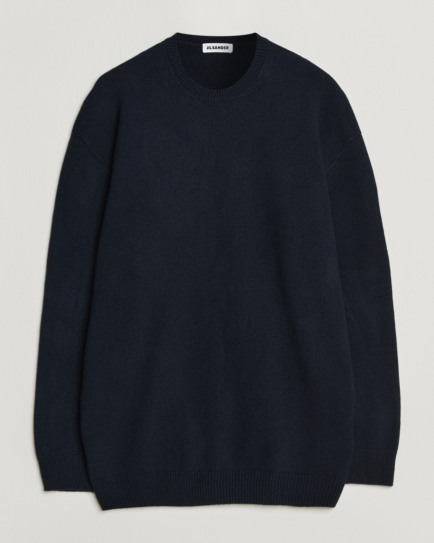 Herre | Gensere | Jil Sander | Wool/Cashmere Seamless Sweater Navy