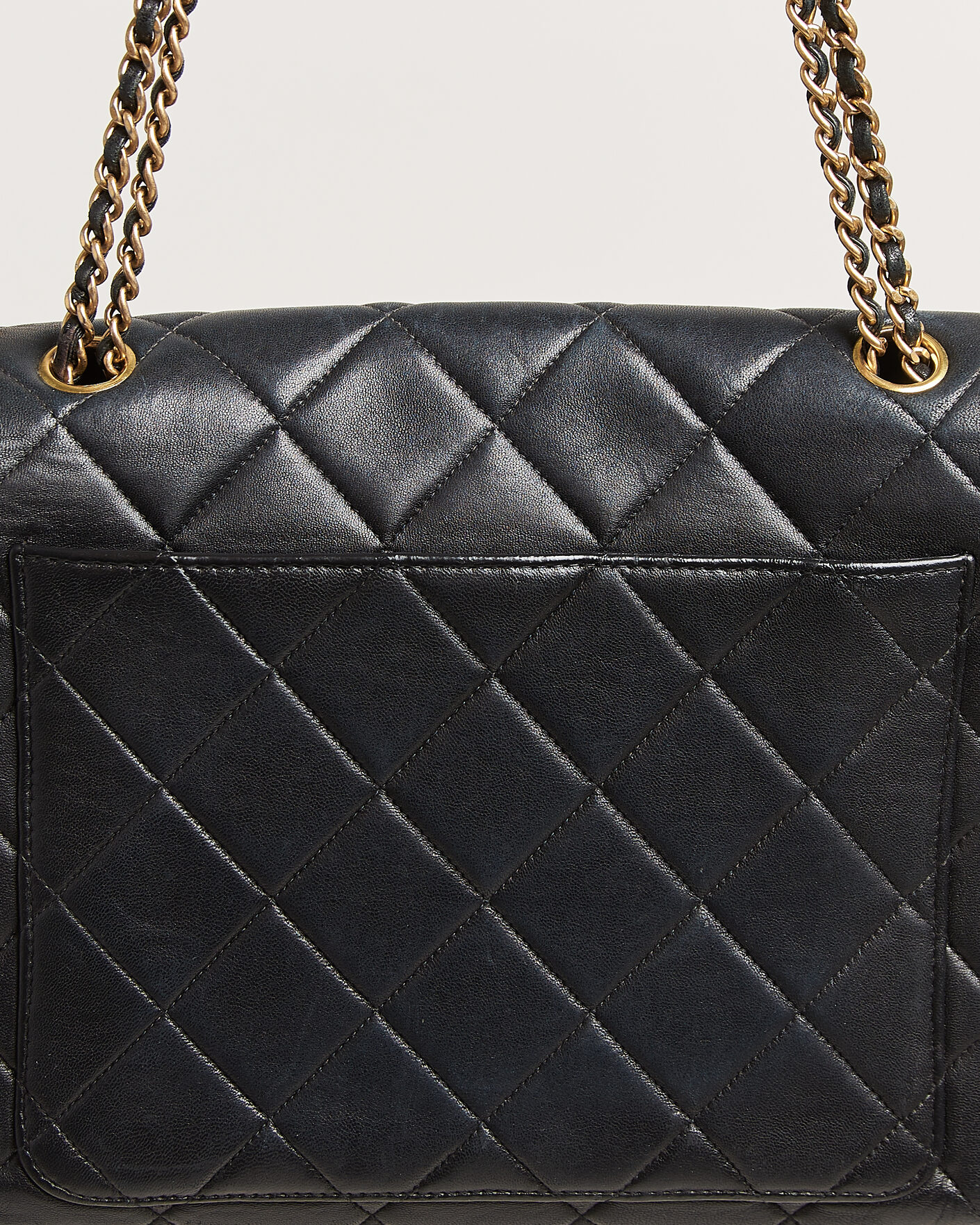 Herre | Pre-Owned & Vintage Bags | Chanel Pre-Owned | Single Flap Bag Lambskin Black