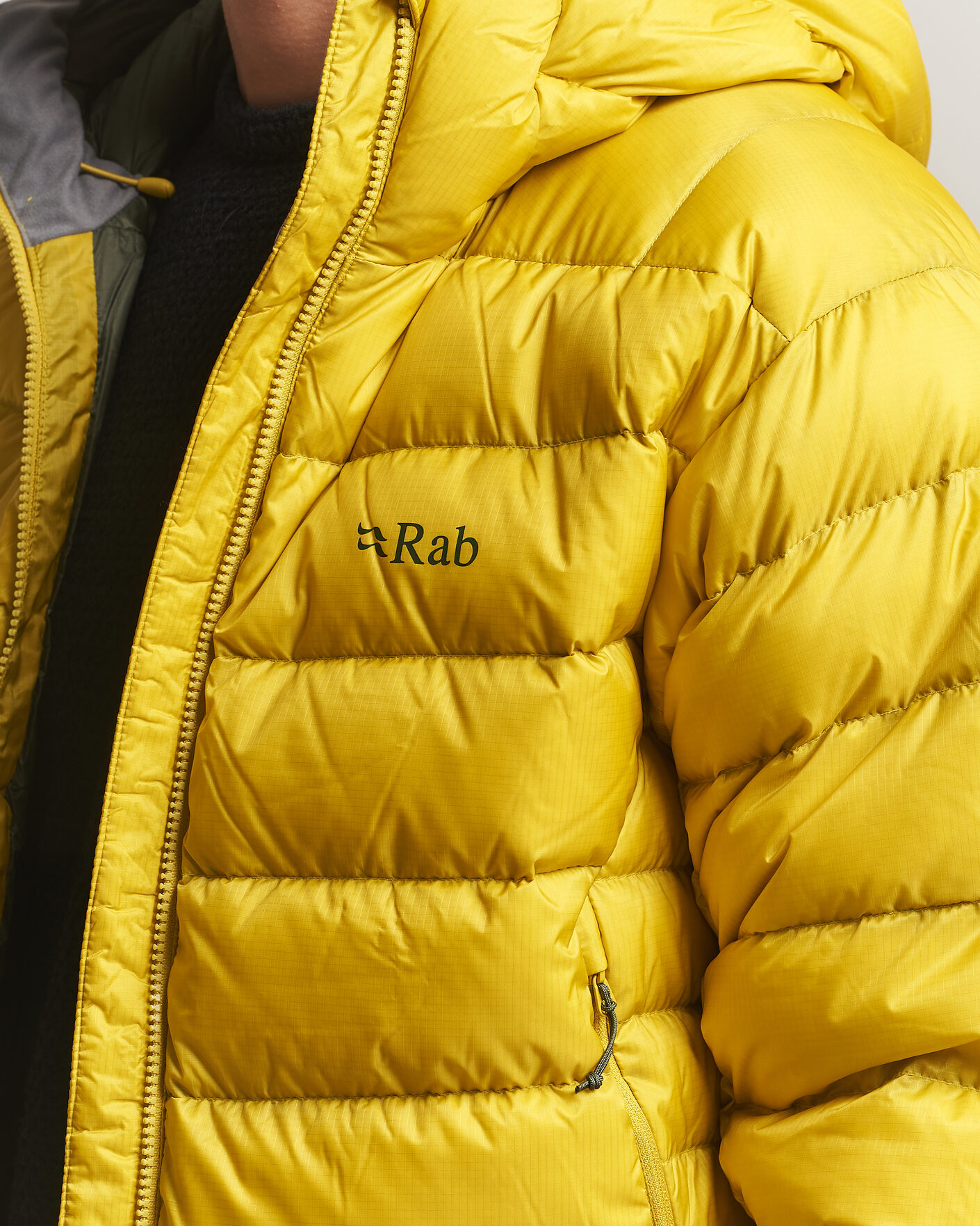 Herre | Jakker | Rab | Electron Pro Hoody Mid Down Jacket Dark Pollen