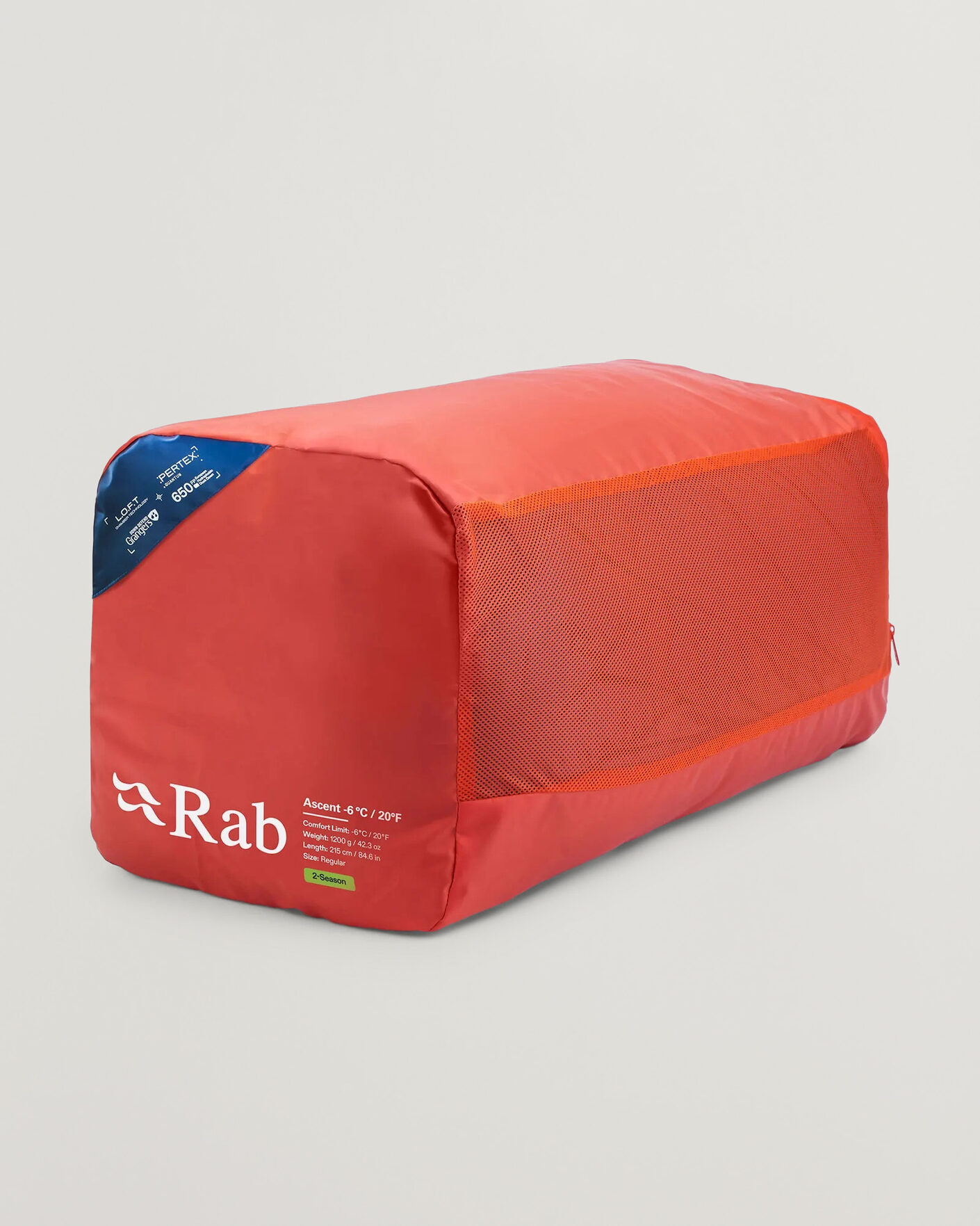 Herre | Outdoor living | Rab | Ascent -6 Sleeping Bag Regular Tempest Blue/Maya Blue