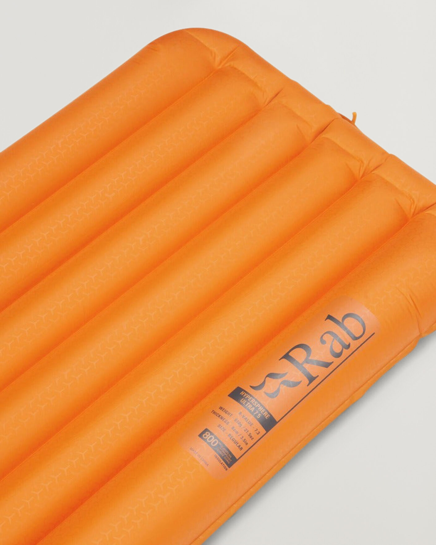 Herre | Outdoor living | Rab | Hypersphere Ultra 7,5 Down Air Mat Marmalade