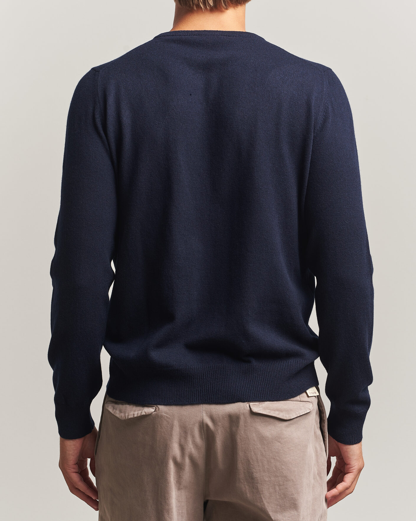 Herre | Gensere | Gran Sasso | Wool/Cashmere Crew Neck Navy